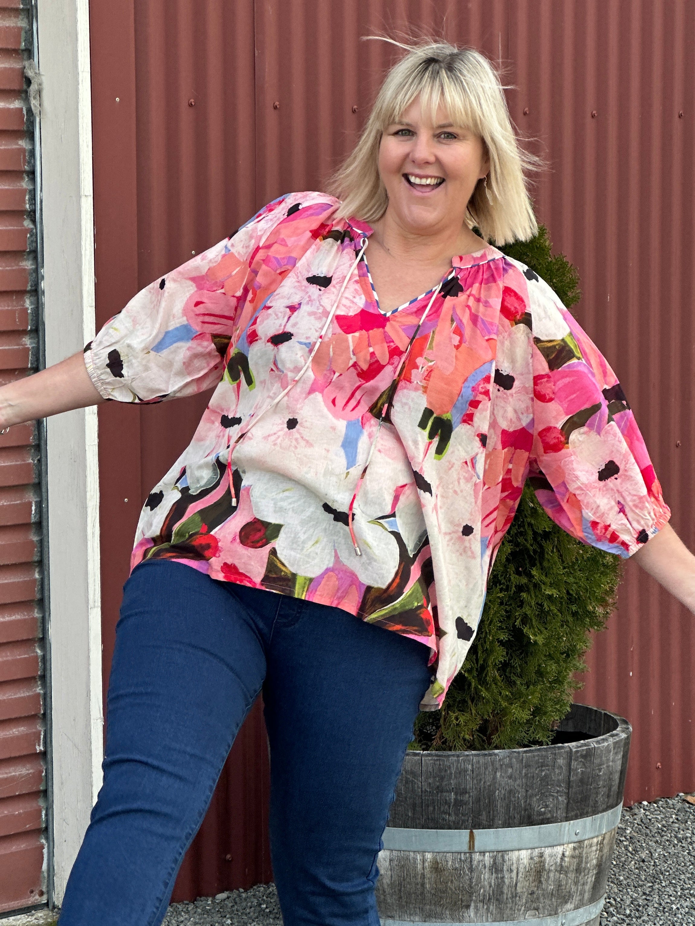 Renee Summer Blossom Top