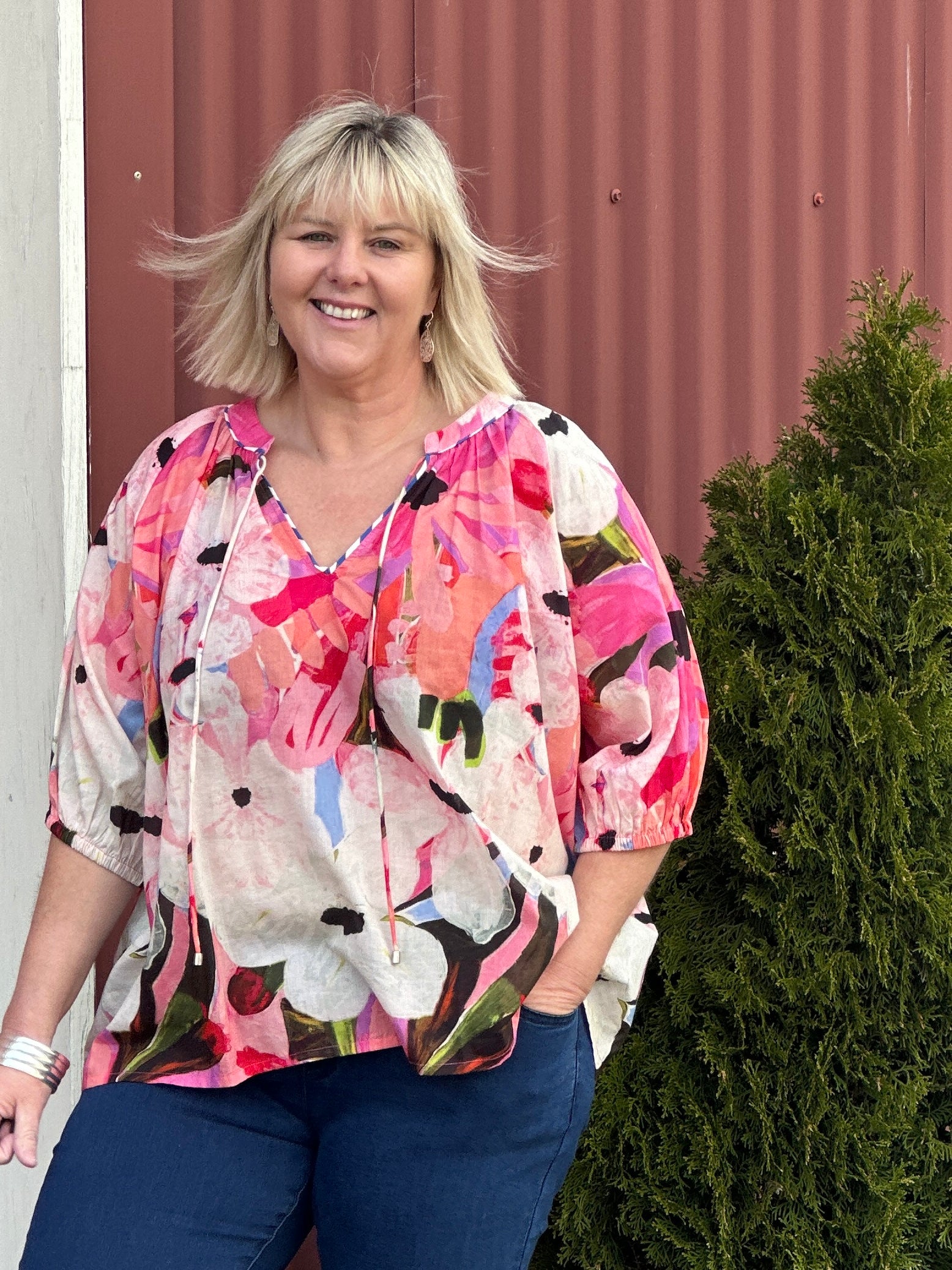 Renee Summer Blossom Top