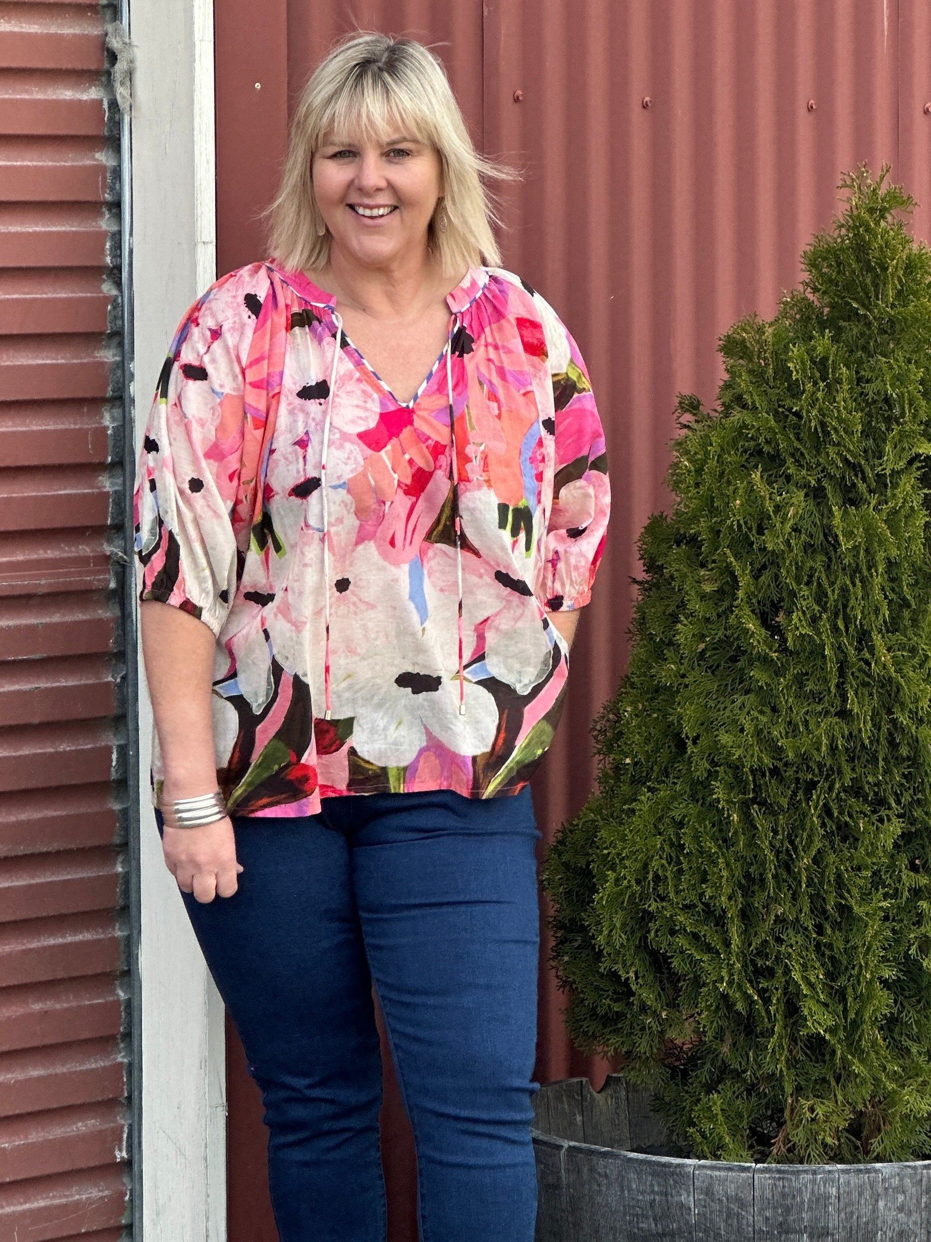 Renee Summer Blossom Top