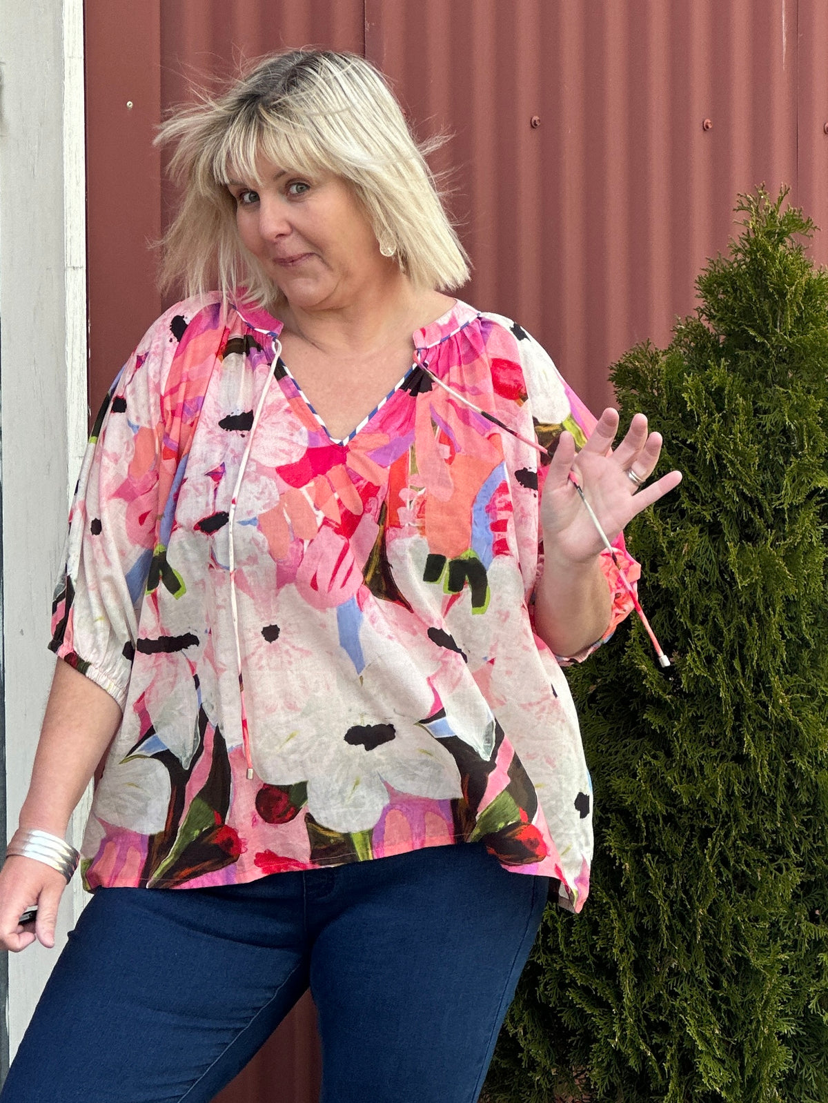 Renee Summer Blossom Top