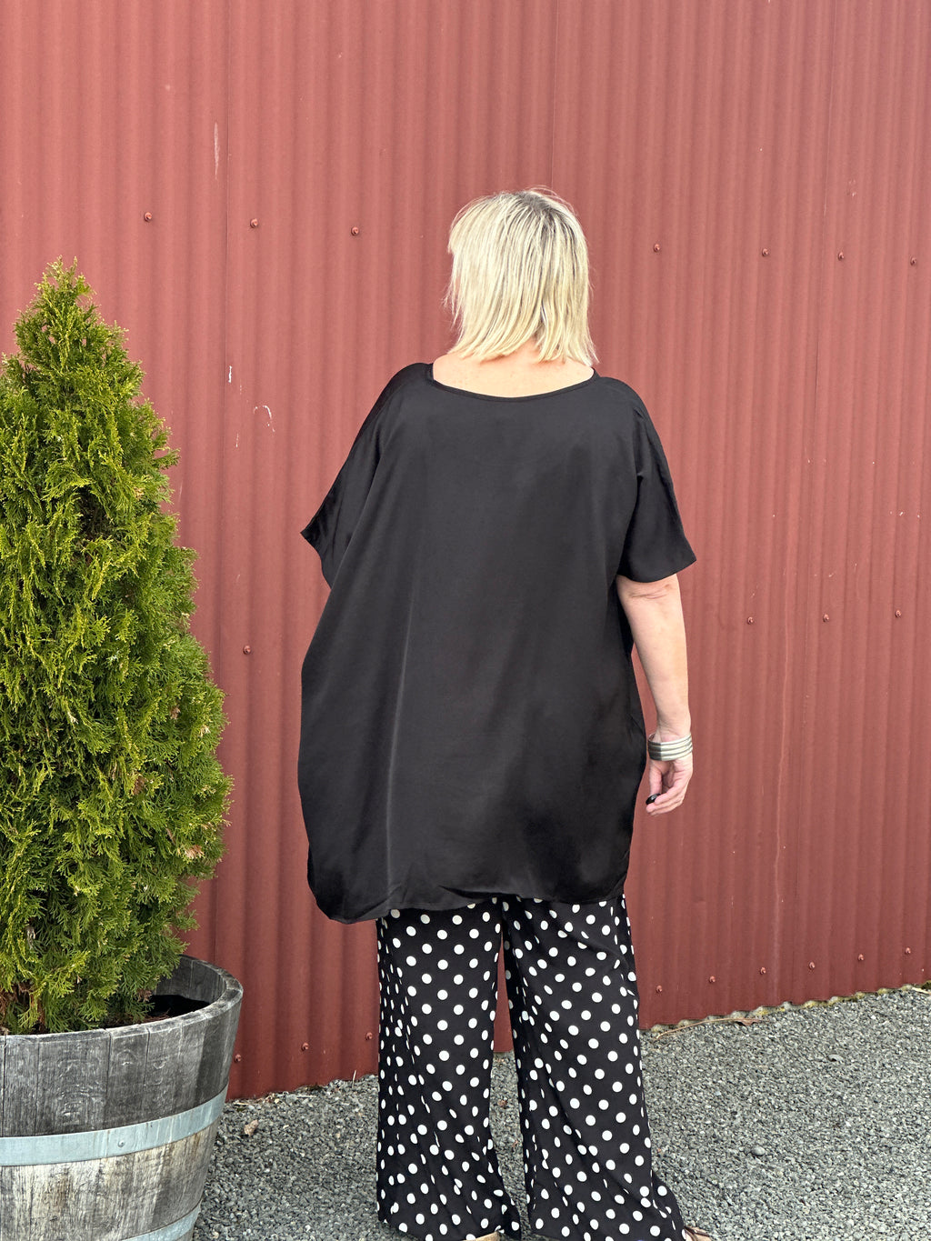 CURVE TOP - Black