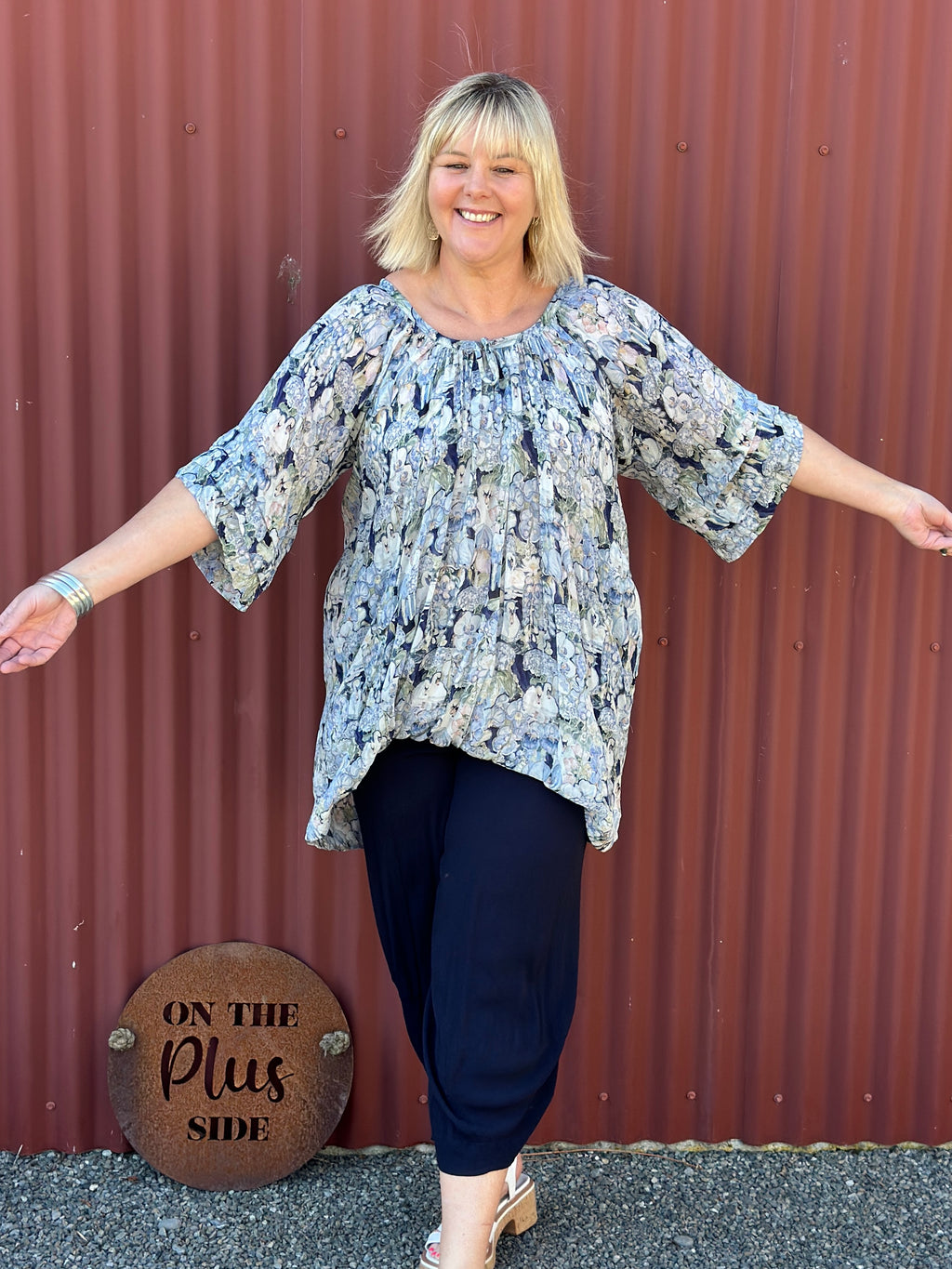 Gypsy Top - Swan Print