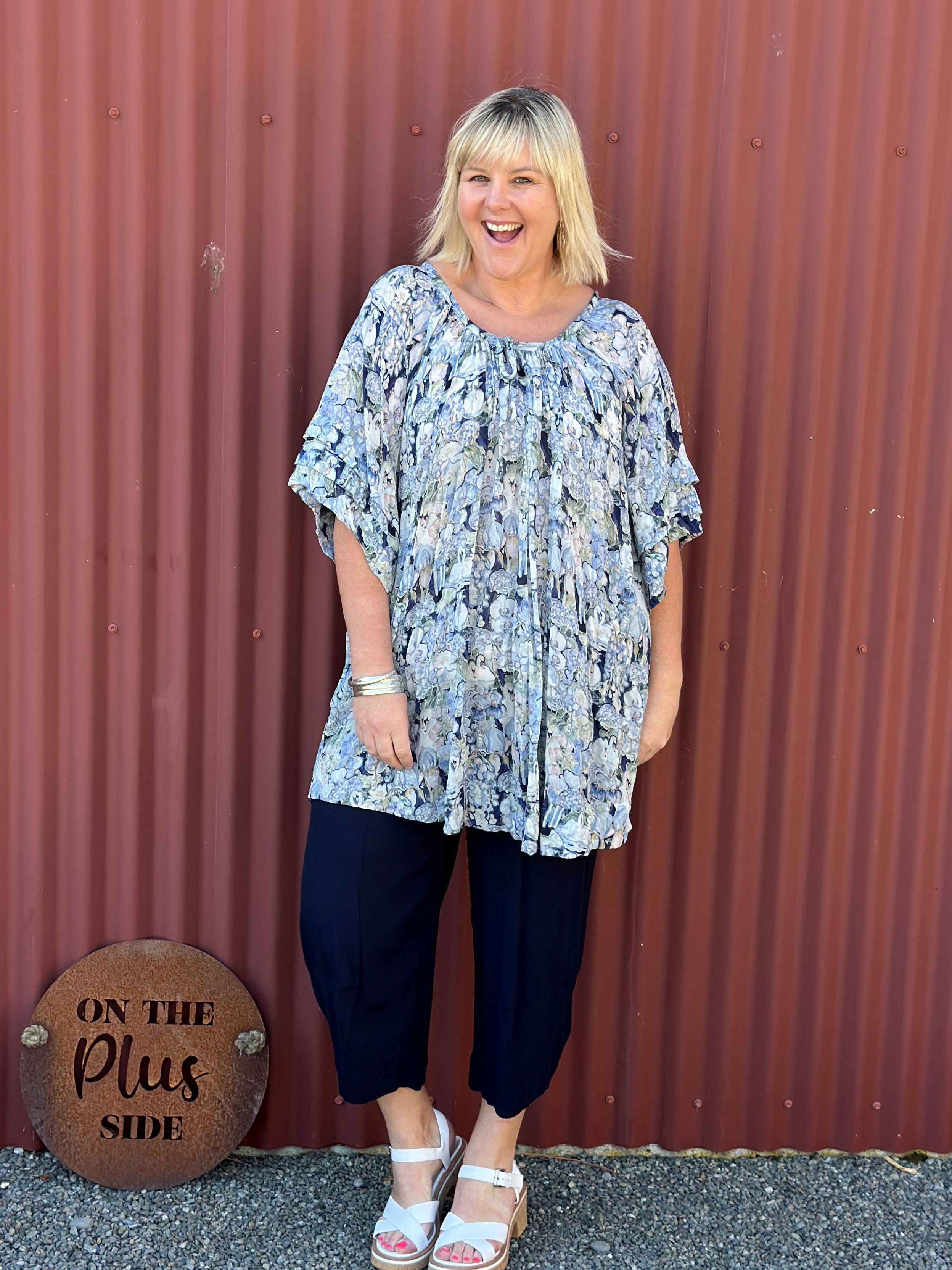 Gypsy Top - Swan Print