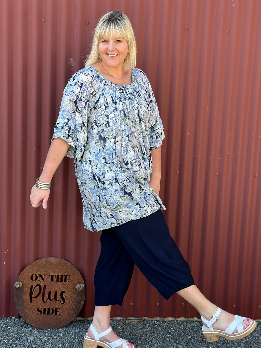 Gypsy Top - Swan Print