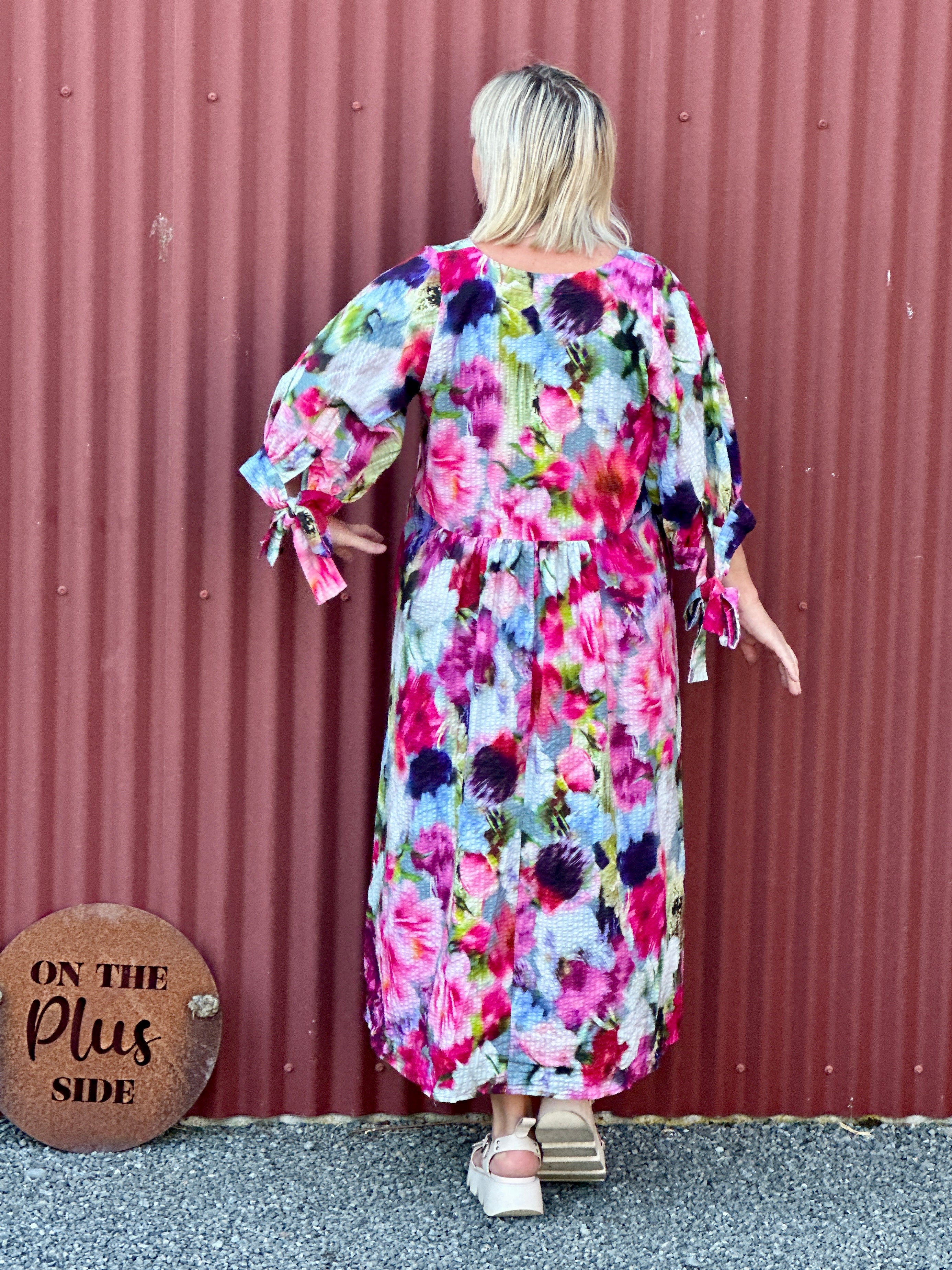 Ciara Dress - Bouquet Print