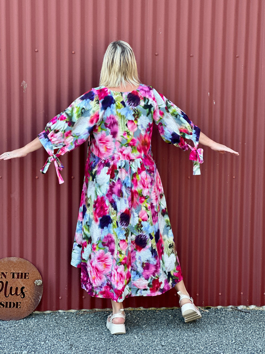 Ciara Dress - Bouquet Print