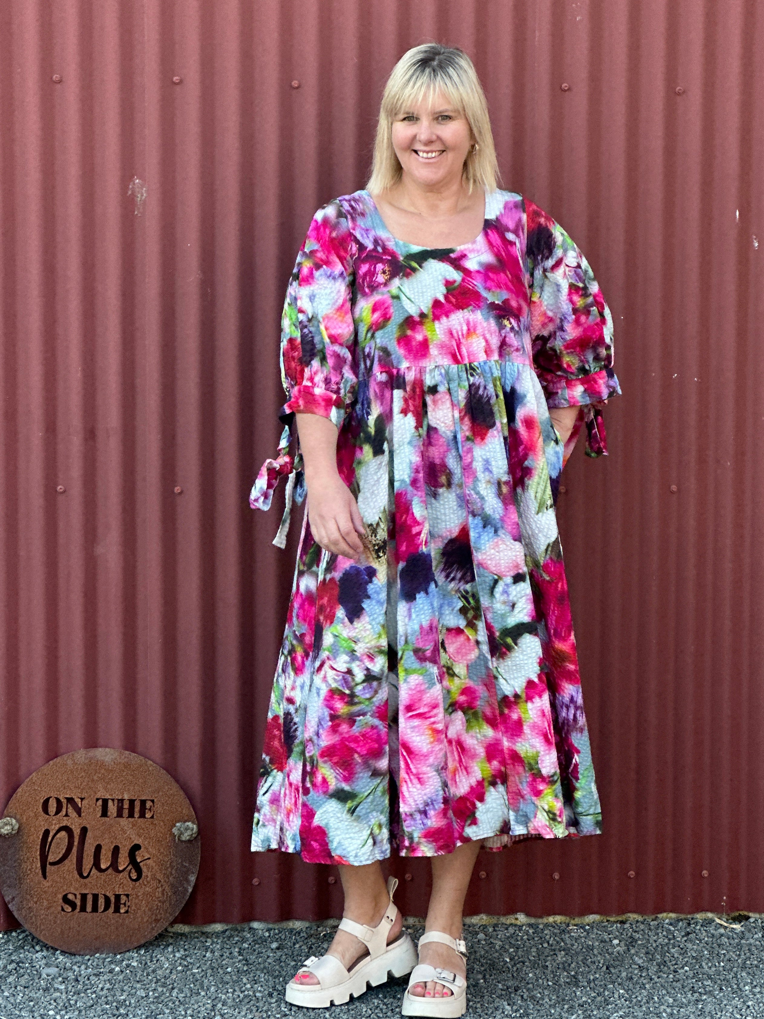 Ciara Dress - Bouquet Print