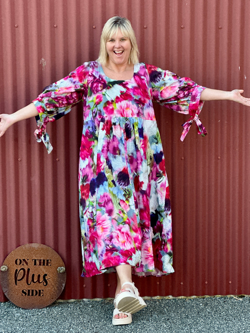 Ciara Dress - Bouquet Print