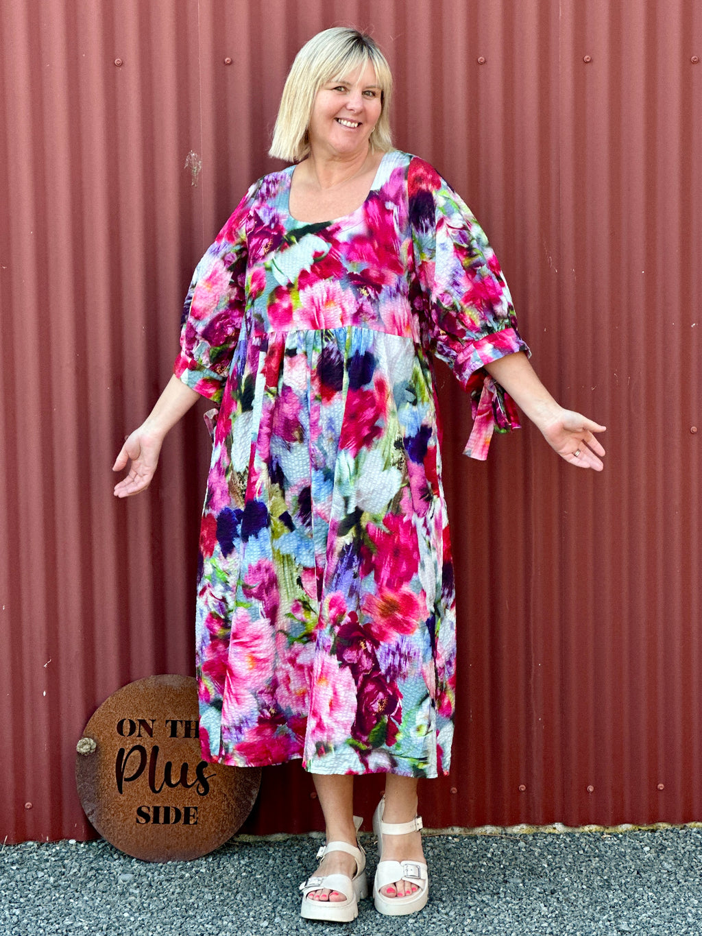 Ciara Dress - Bouquet Print