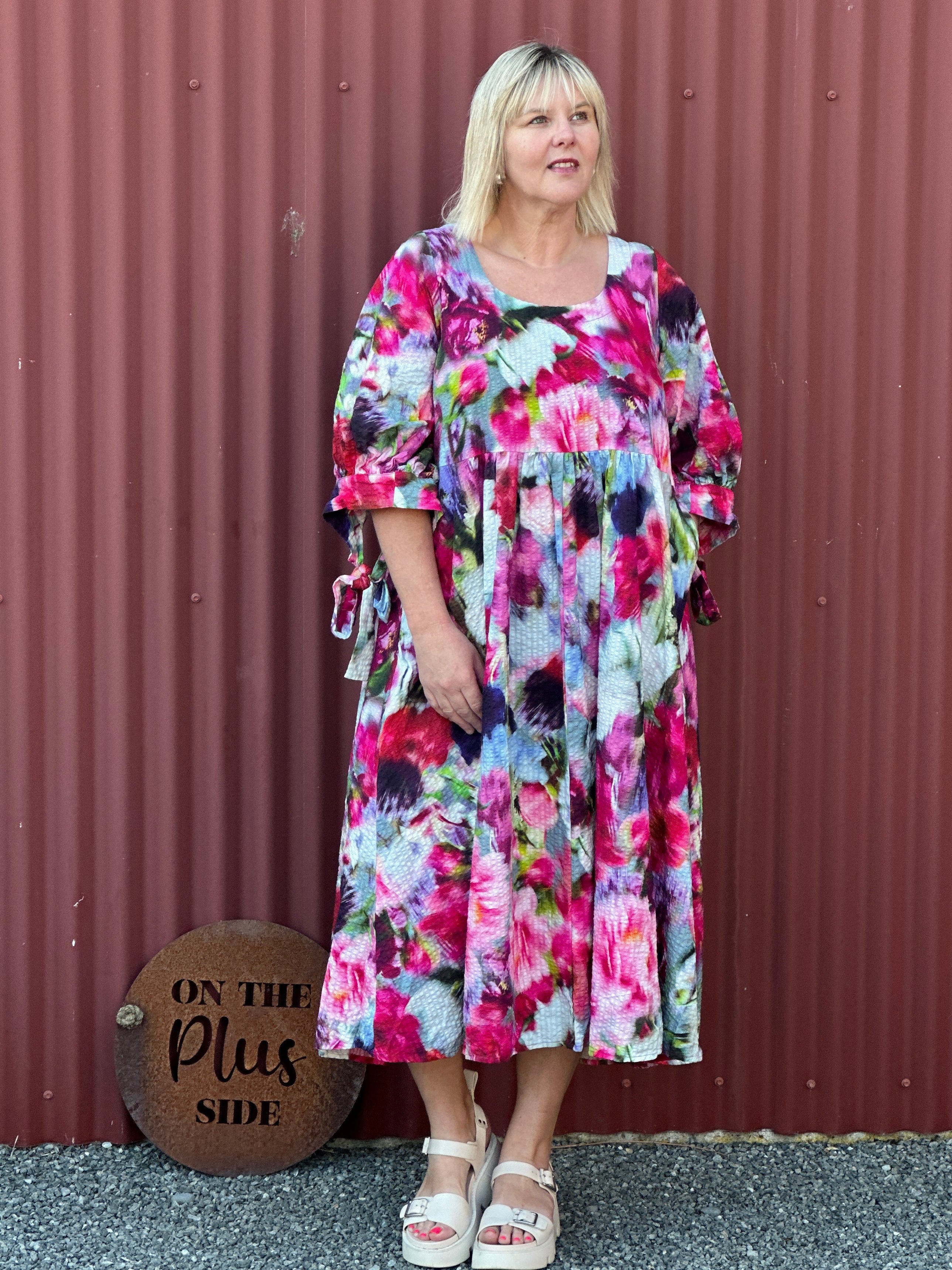 Ciara Dress - Bouquet Print