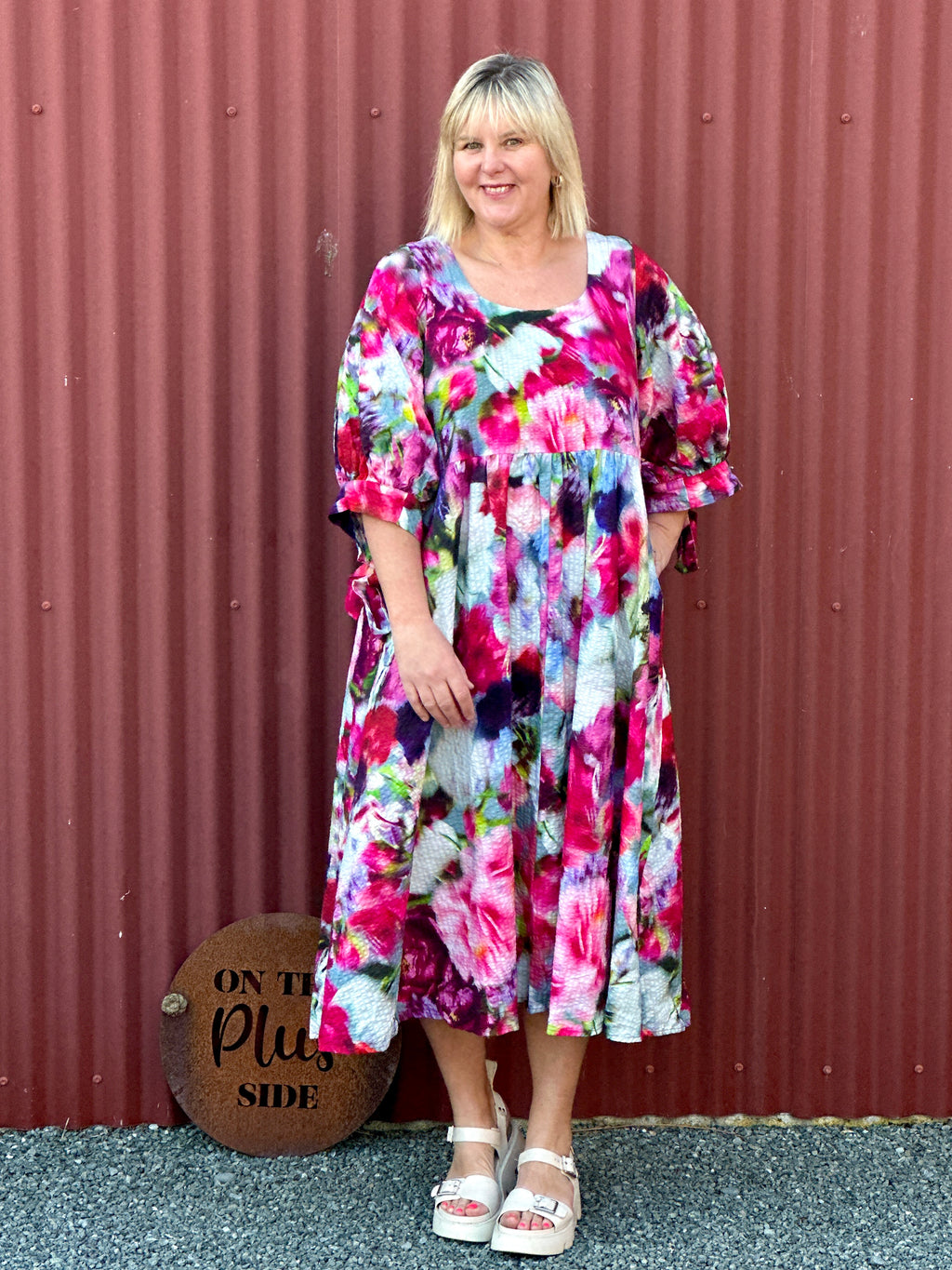 Ciara Dress - Bouquet Print