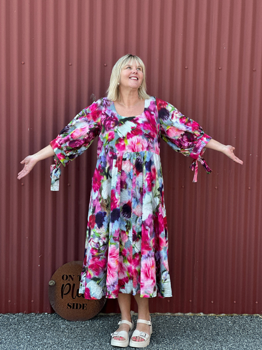 Ciara Dress - Bouquet Print