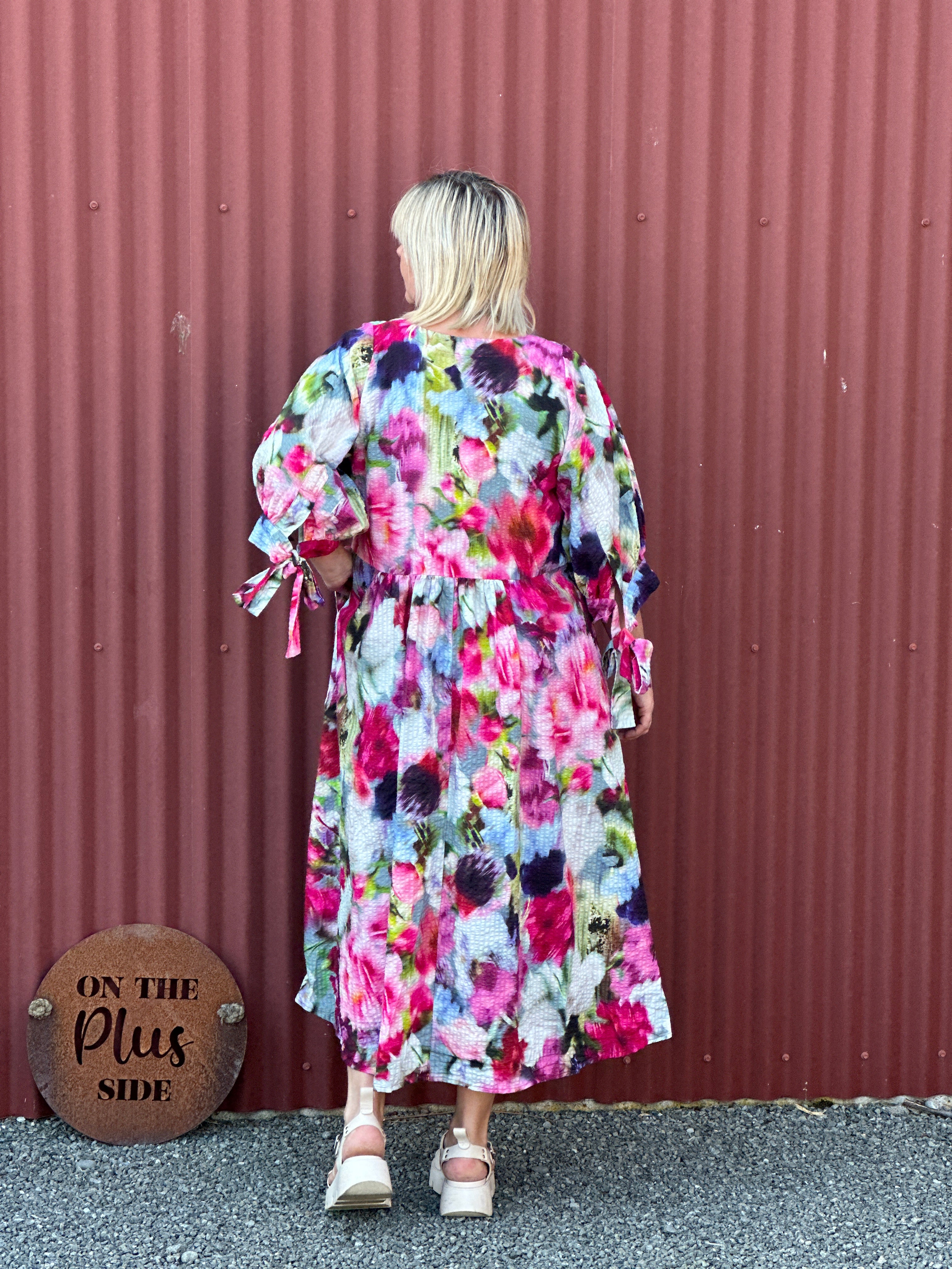 Ciara Dress - Bouquet Print