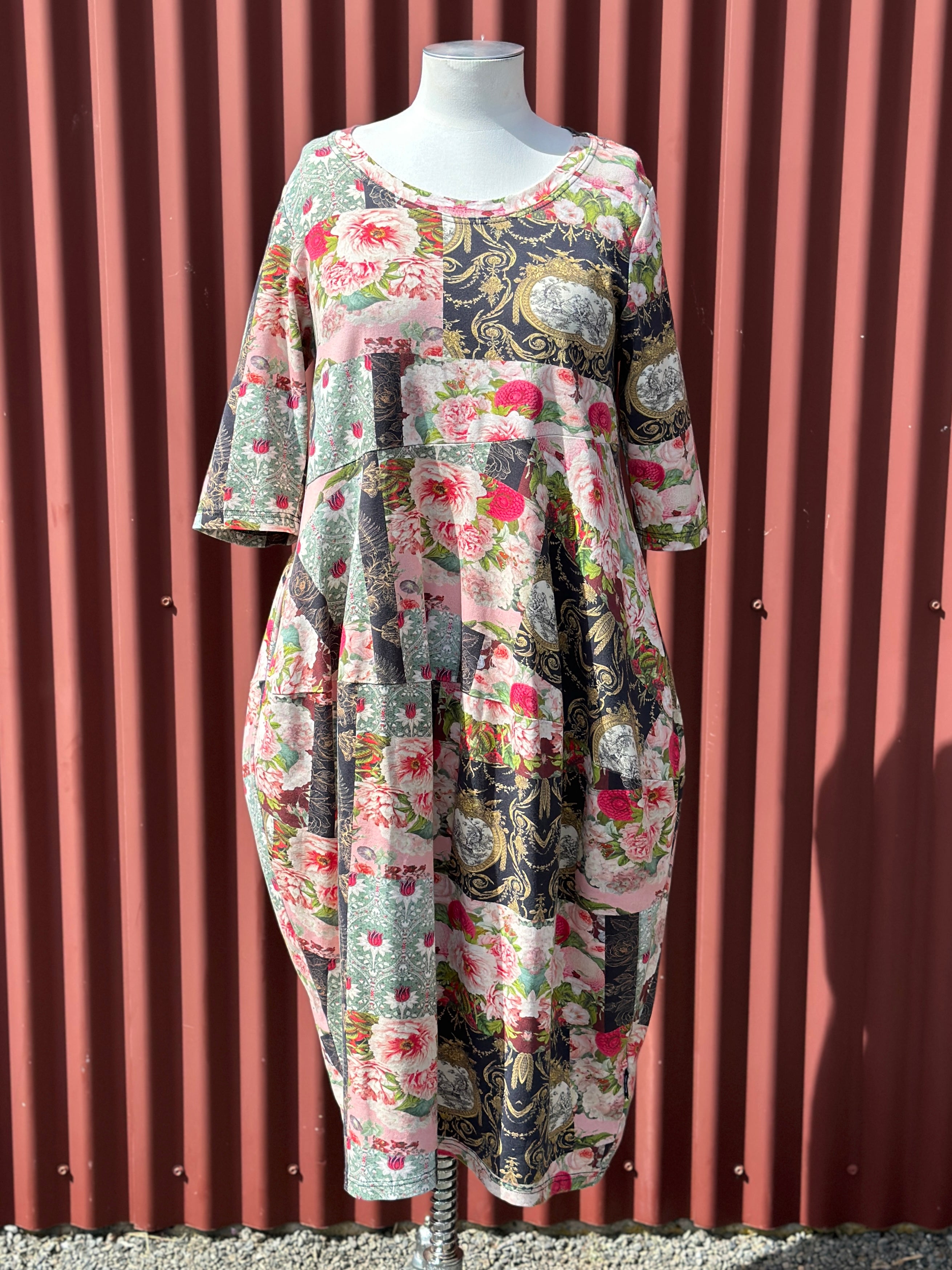 Jellicoe Patchwork Dress - Size M