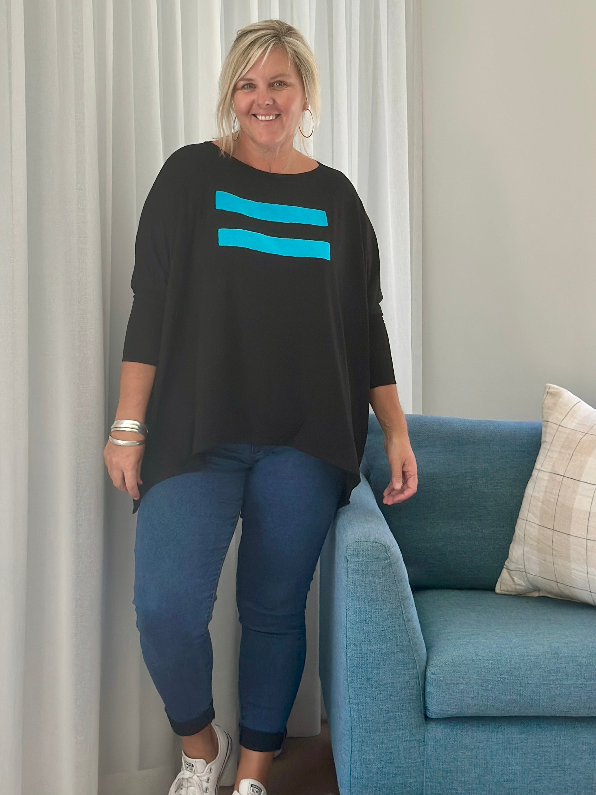 Tasman Tee  - Insert Teal