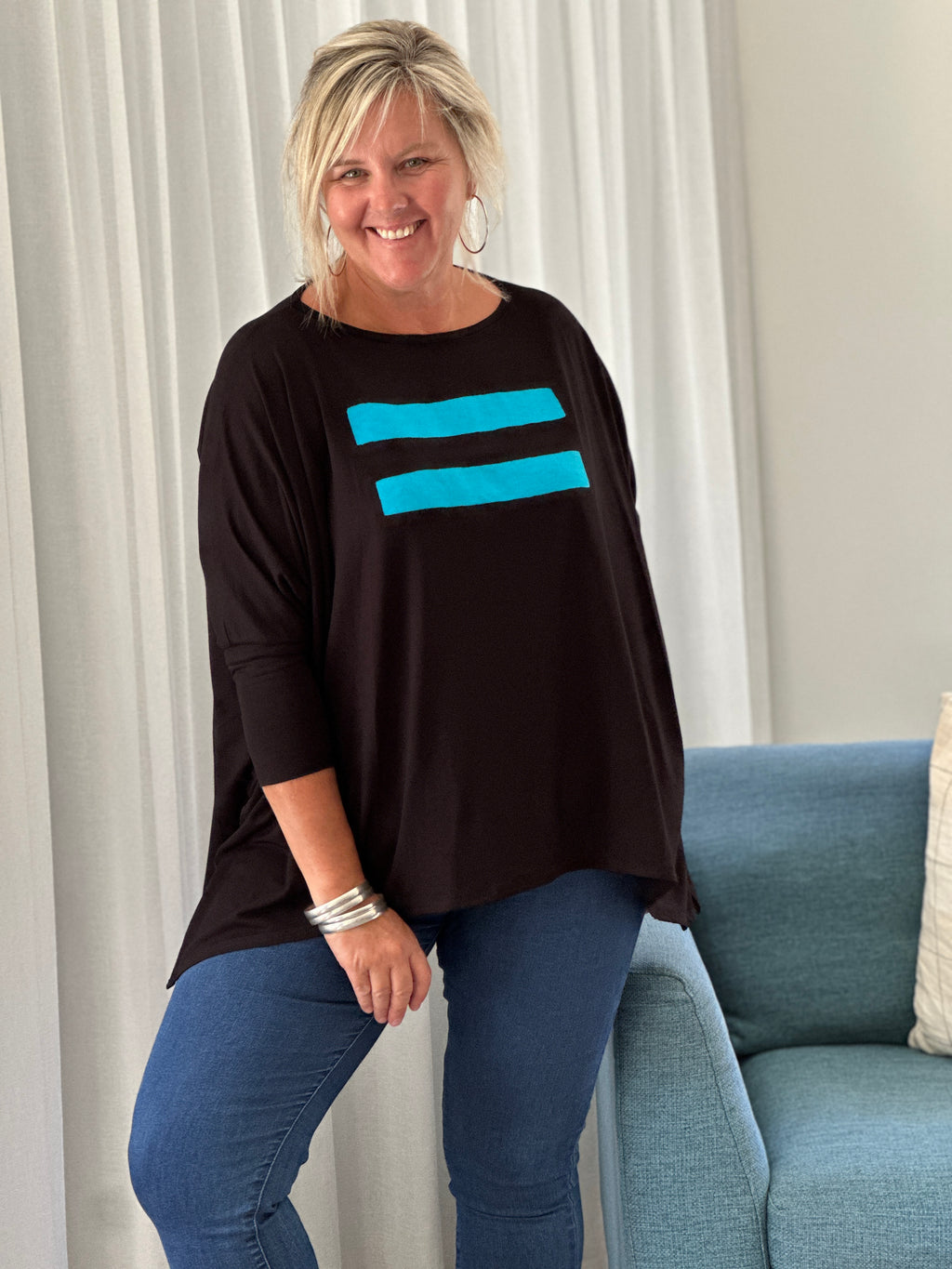 Tasman Tee  - Insert Teal