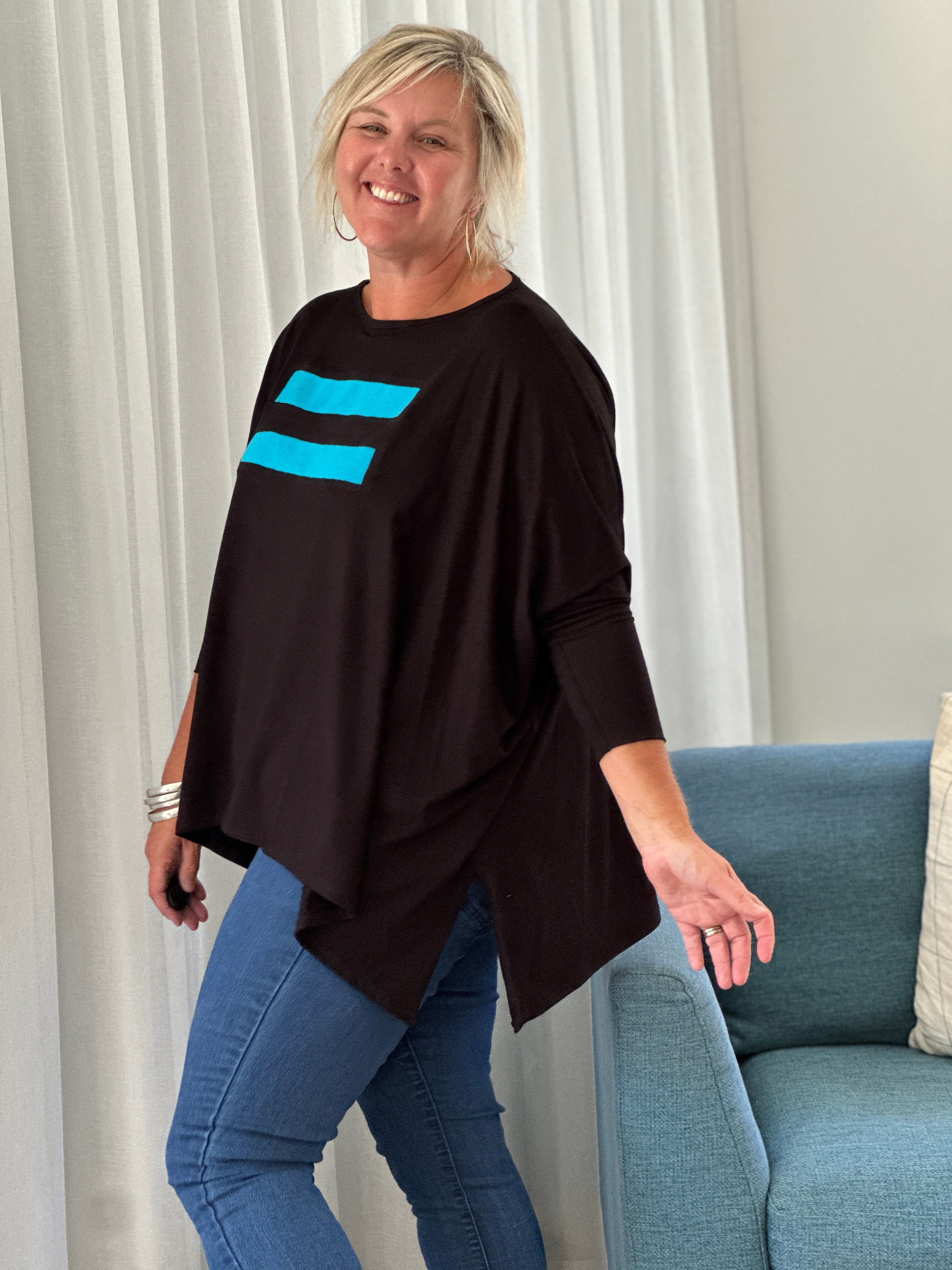 Tasman Tee  - Insert Teal