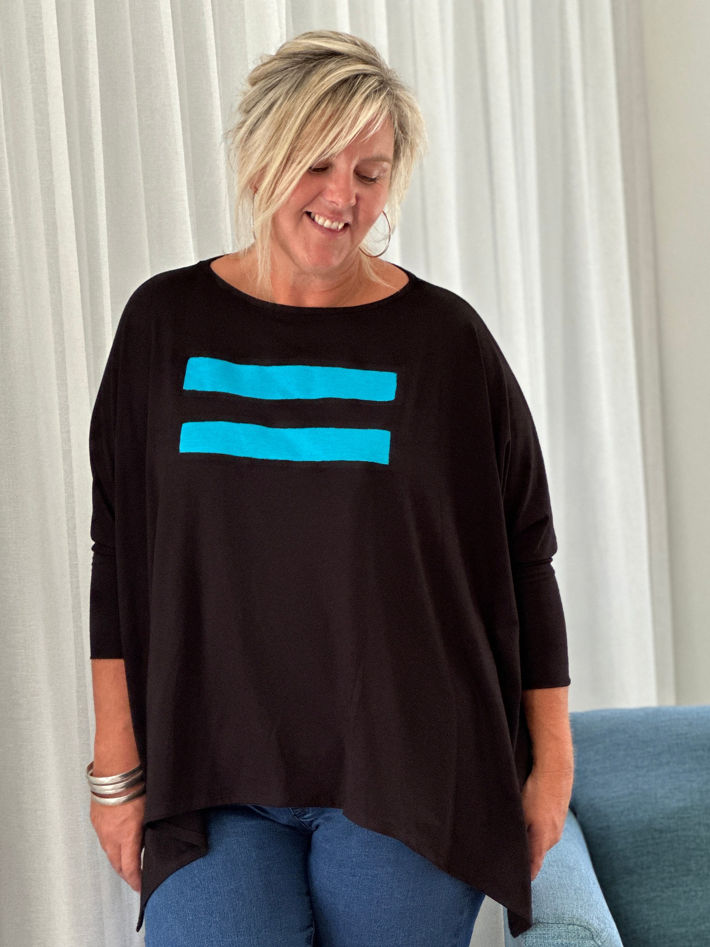 Tasman Tee  - Insert Teal