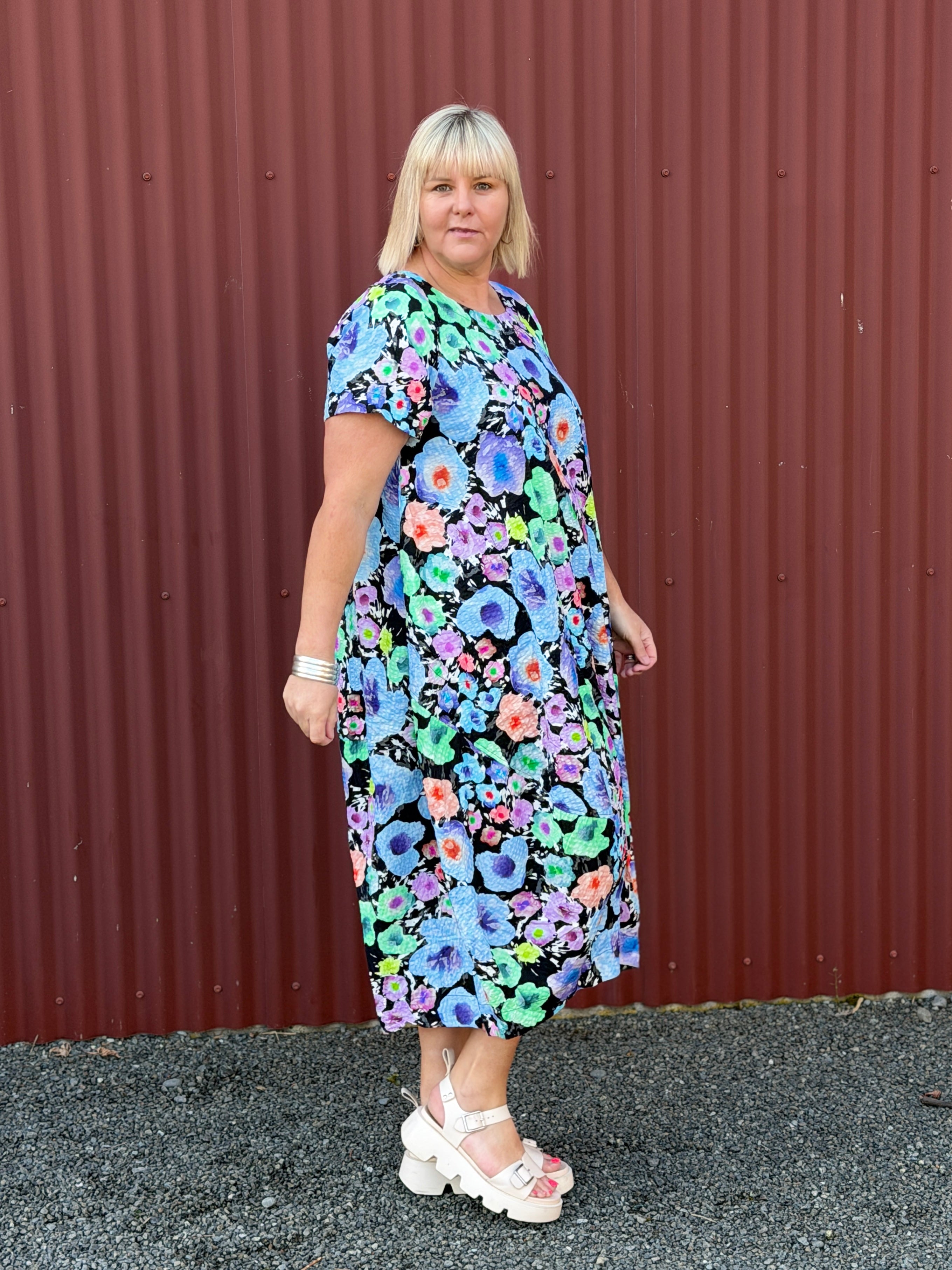Elsey Dress - POP Water Colours