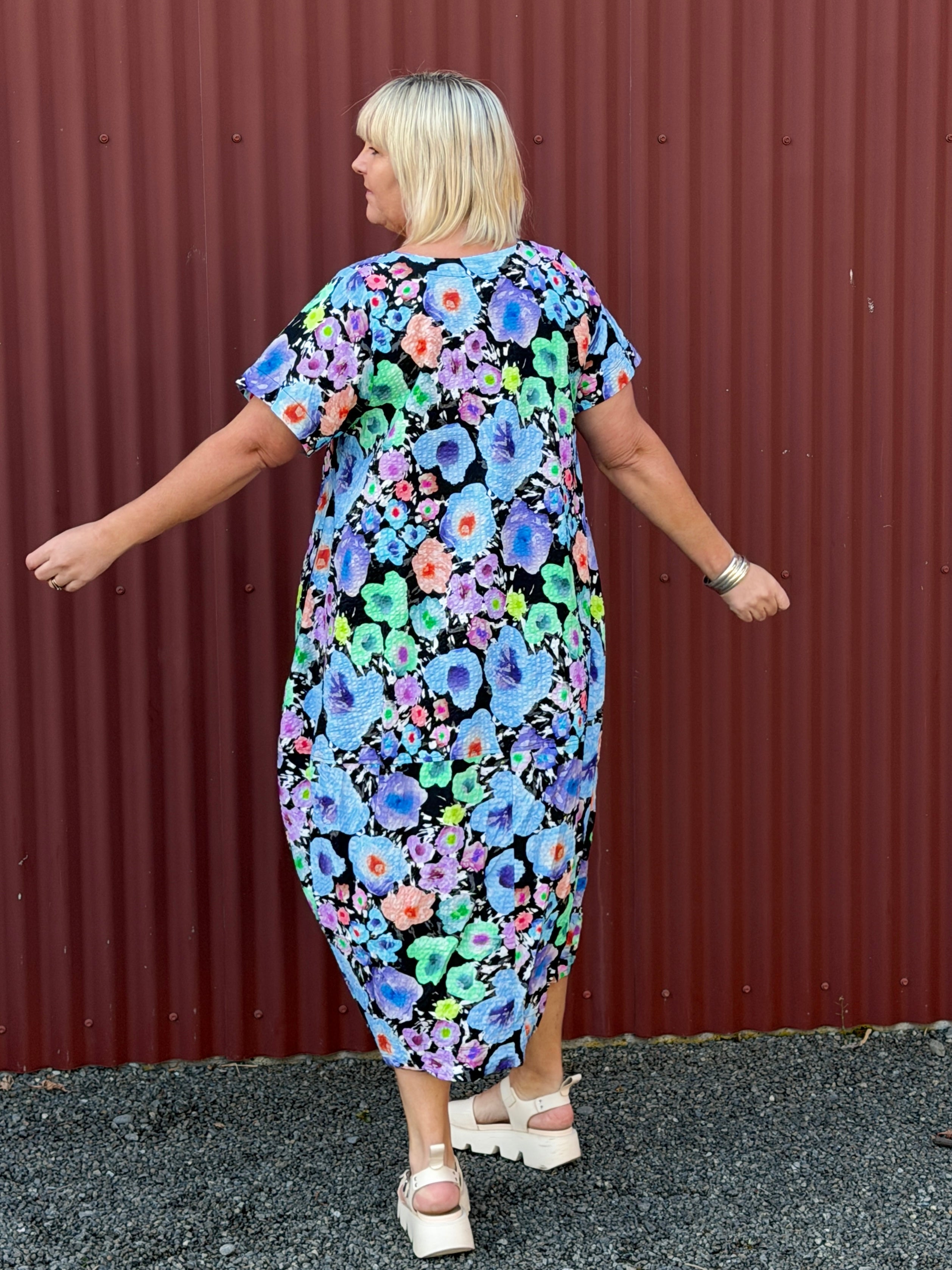 Elsey Dress - POP Water Colours