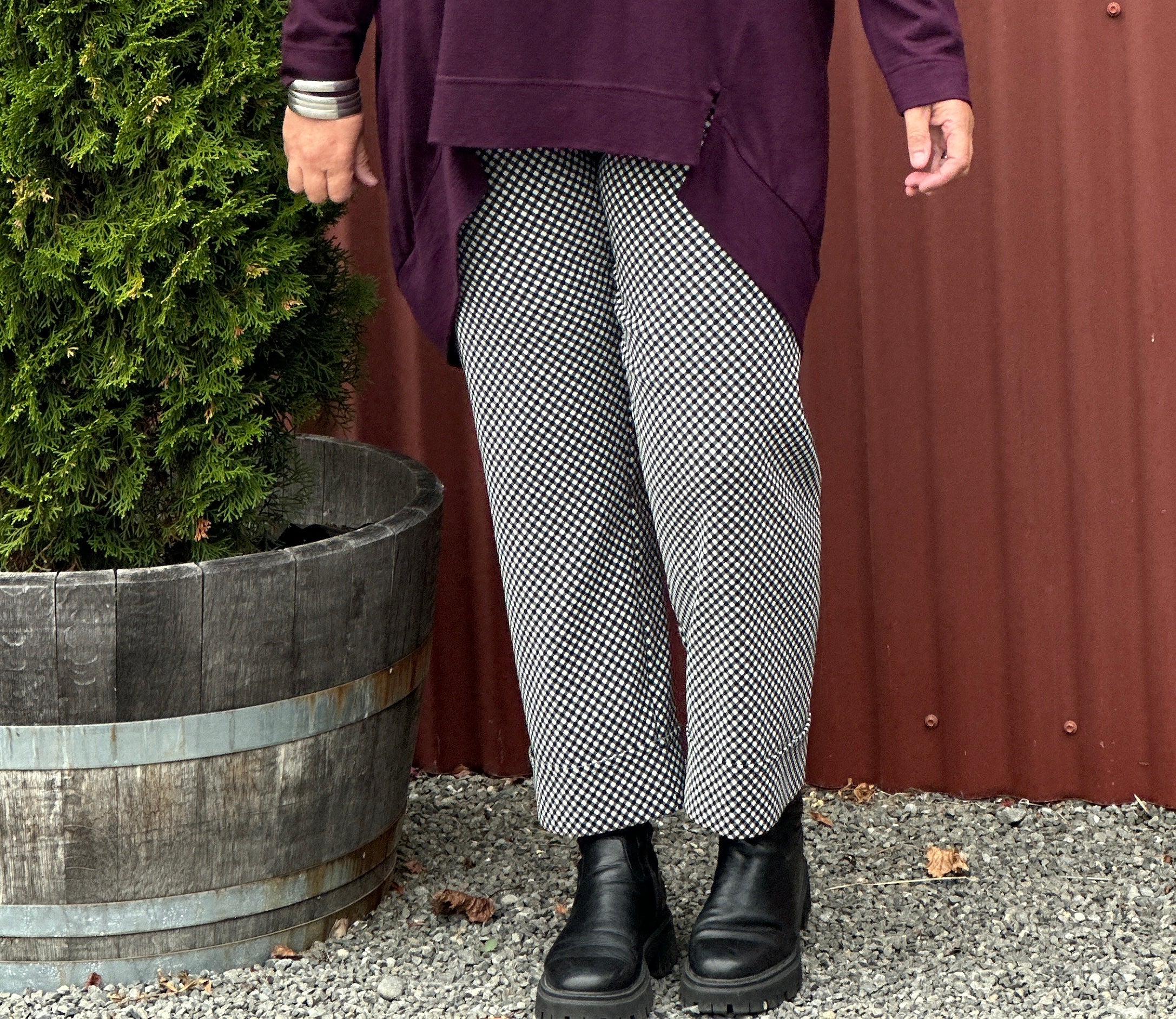 Cuffed Pisa Check Pant