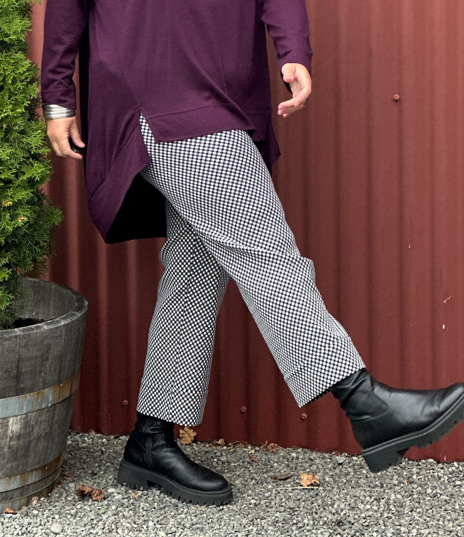 Cuffed Pisa Check Pant