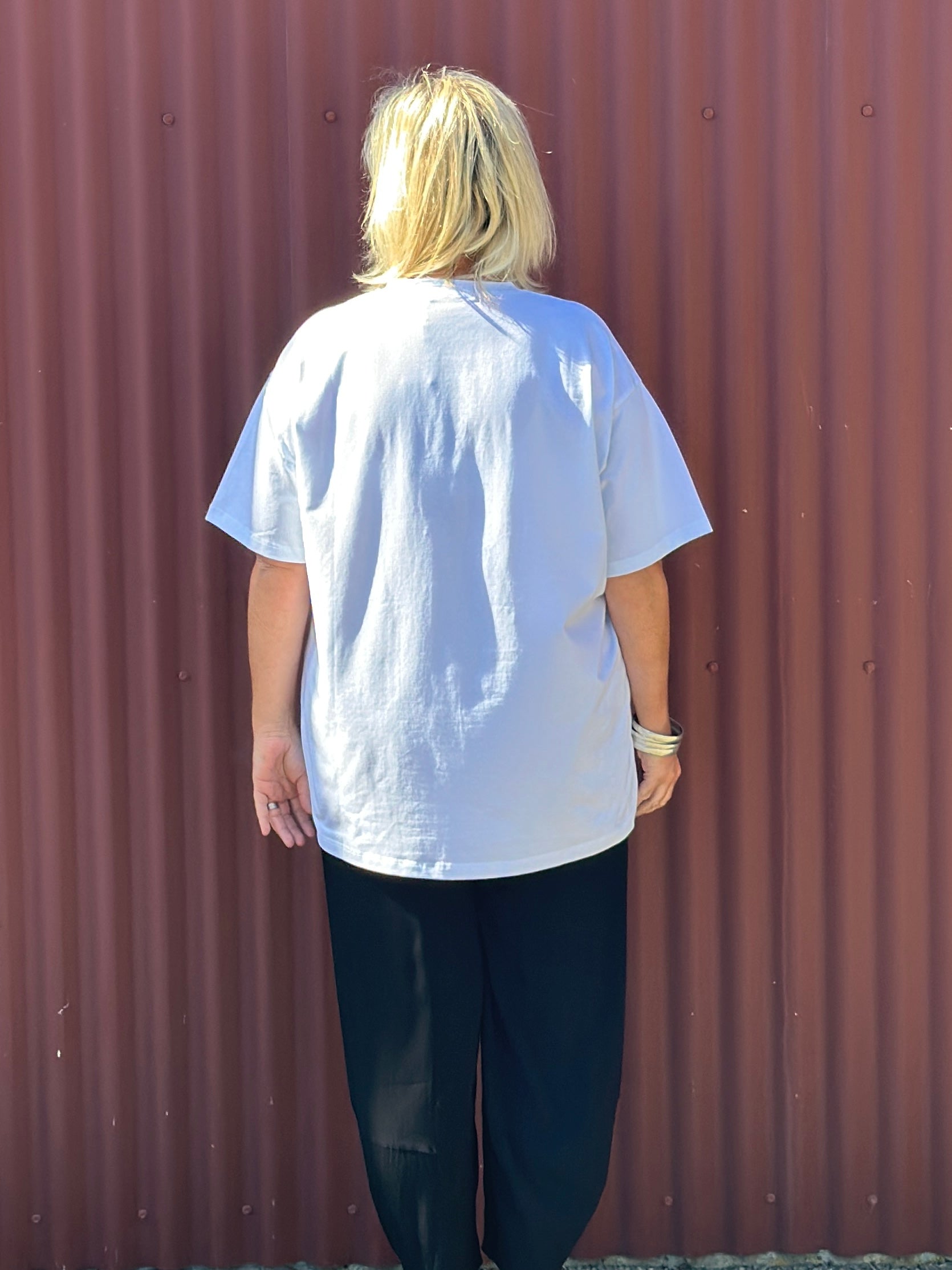 White Crew Tee