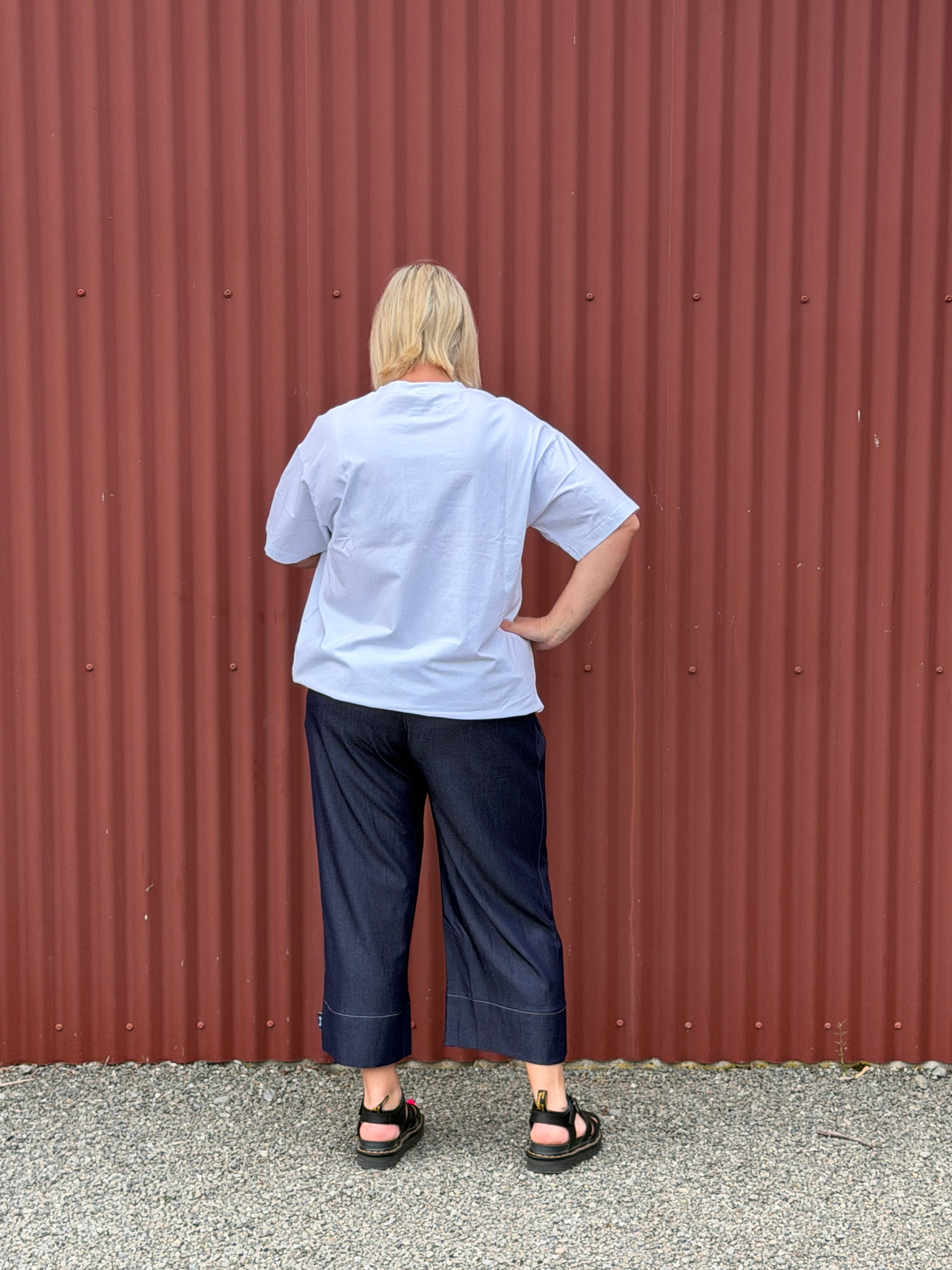 Capri Pants -Soft Denim