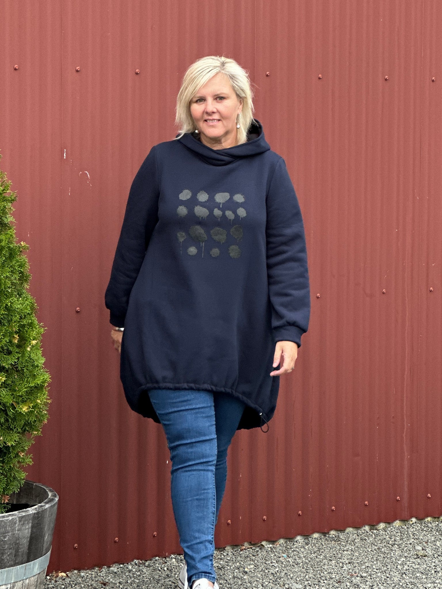 Fuzzbuster Harper Hoodie - Navy
