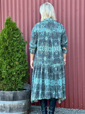 Empire Shirt Dress - Fragments