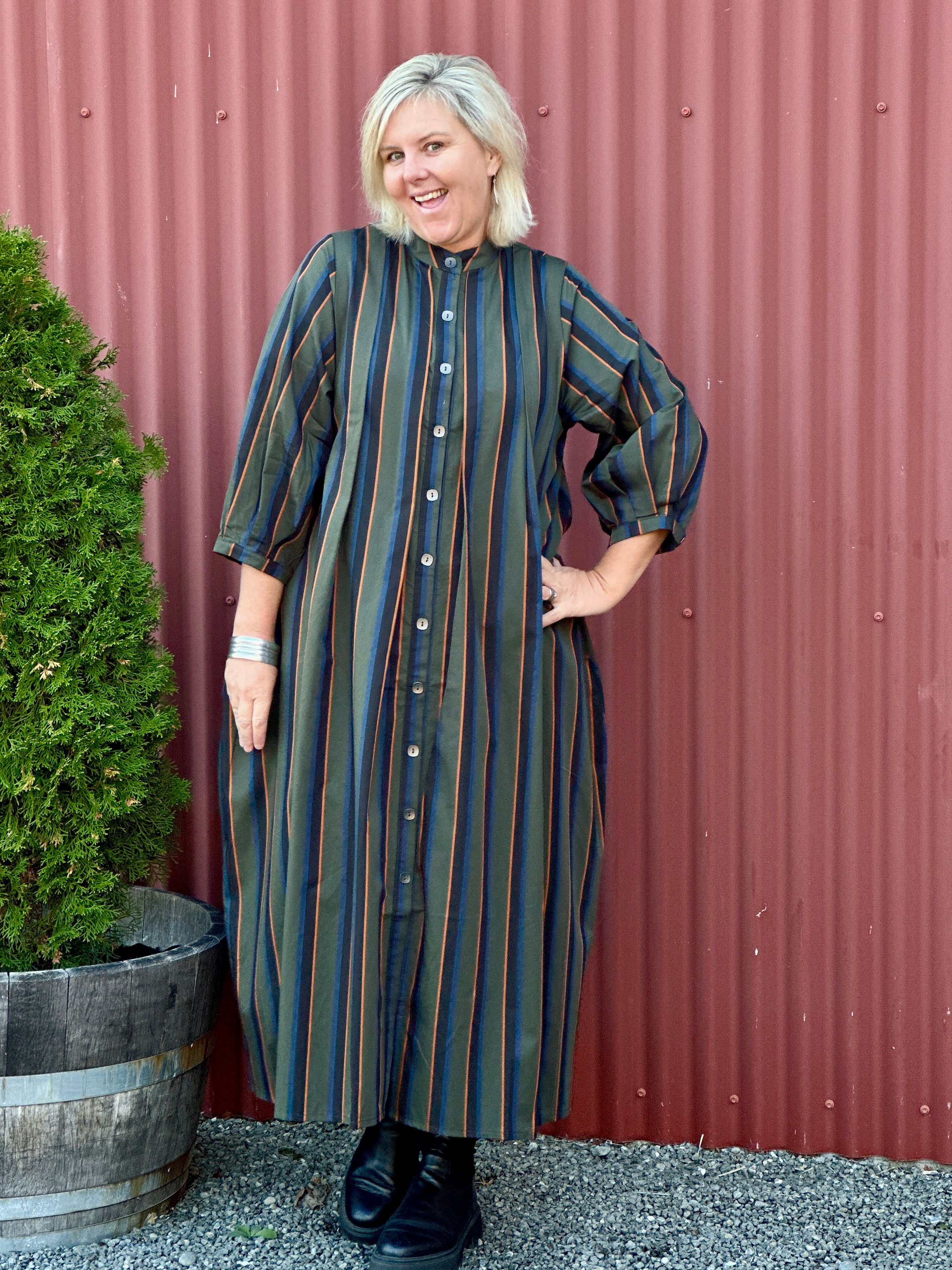 Desire Dress -Casie Stripe