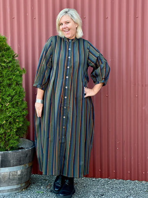 Desire Dress -Casie Stripe