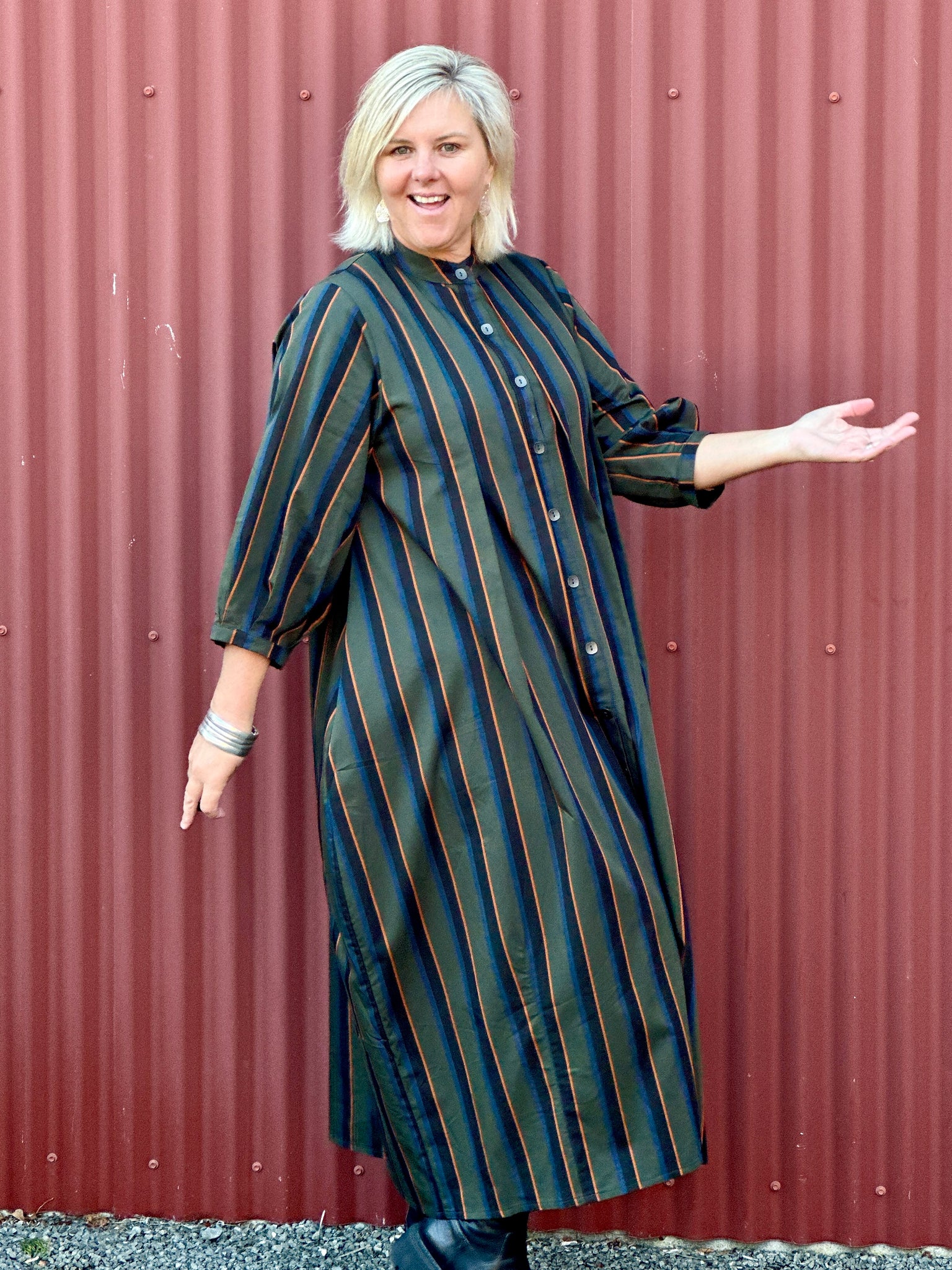Desire Dress -Casie Stripe