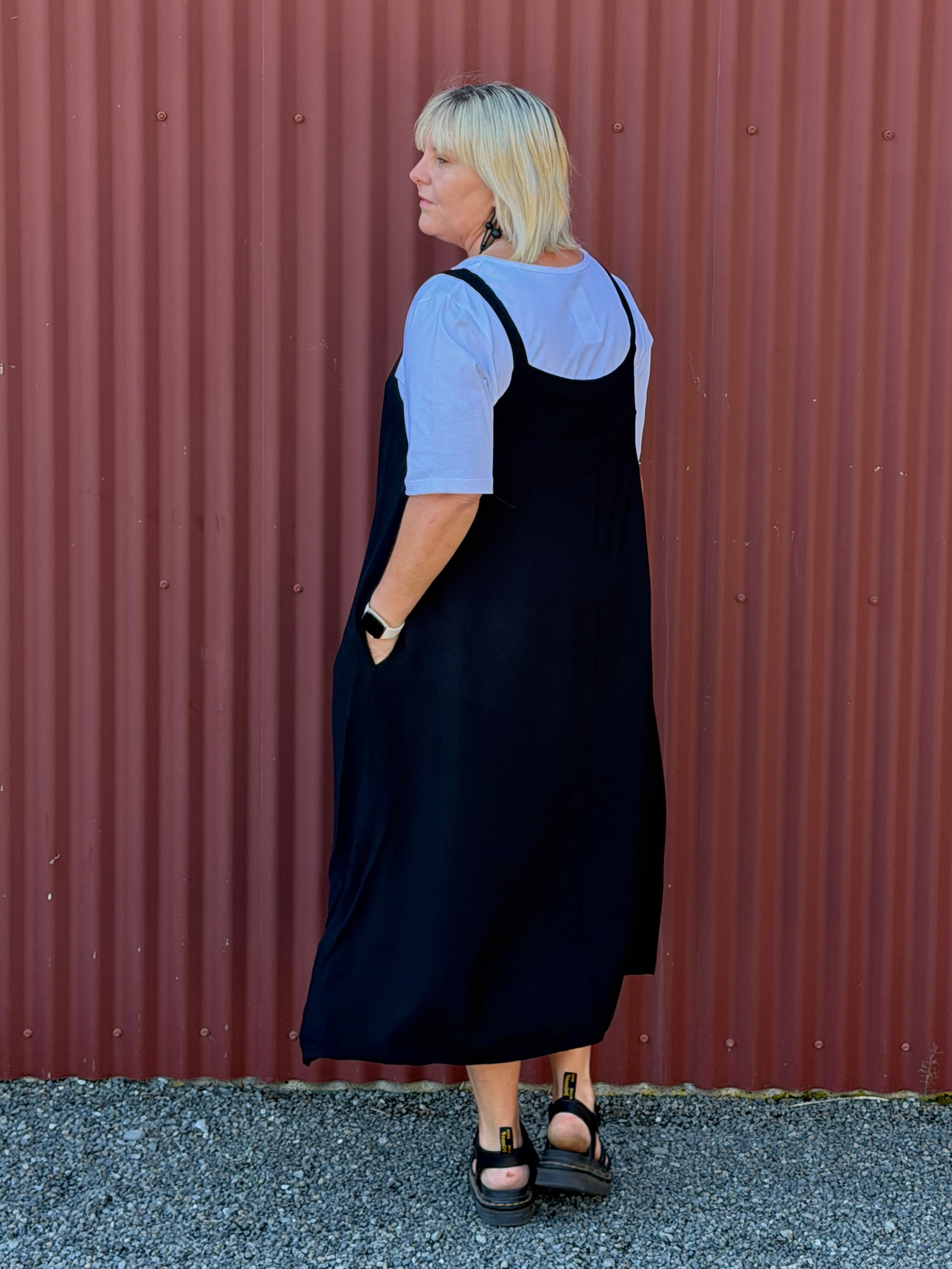 Chloe Viscose Pinafore