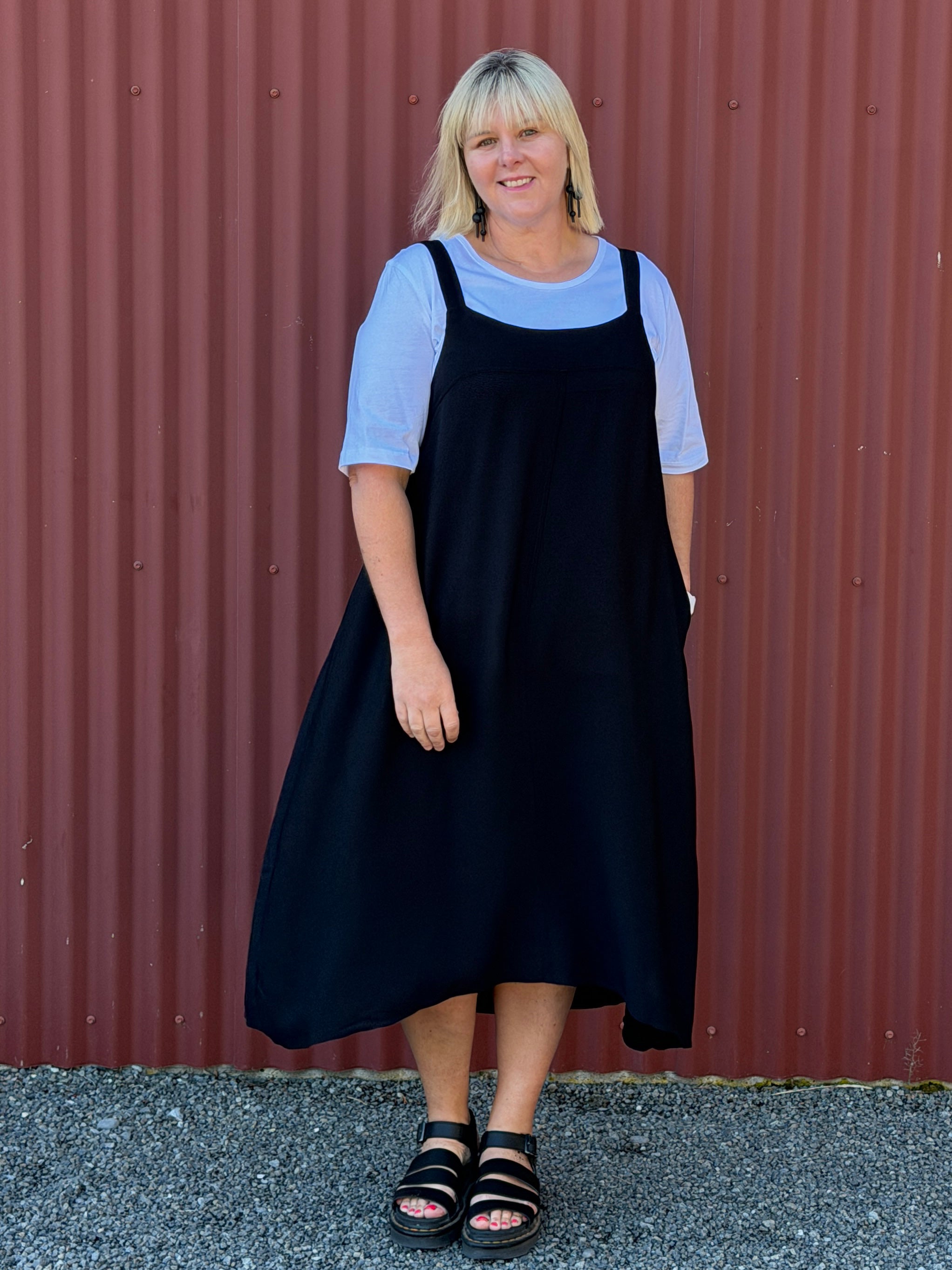 Chloe Viscose Pinafore