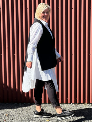 White Gored Shirt