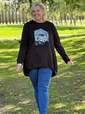 Graffiti Print Chloe Sweatshirt