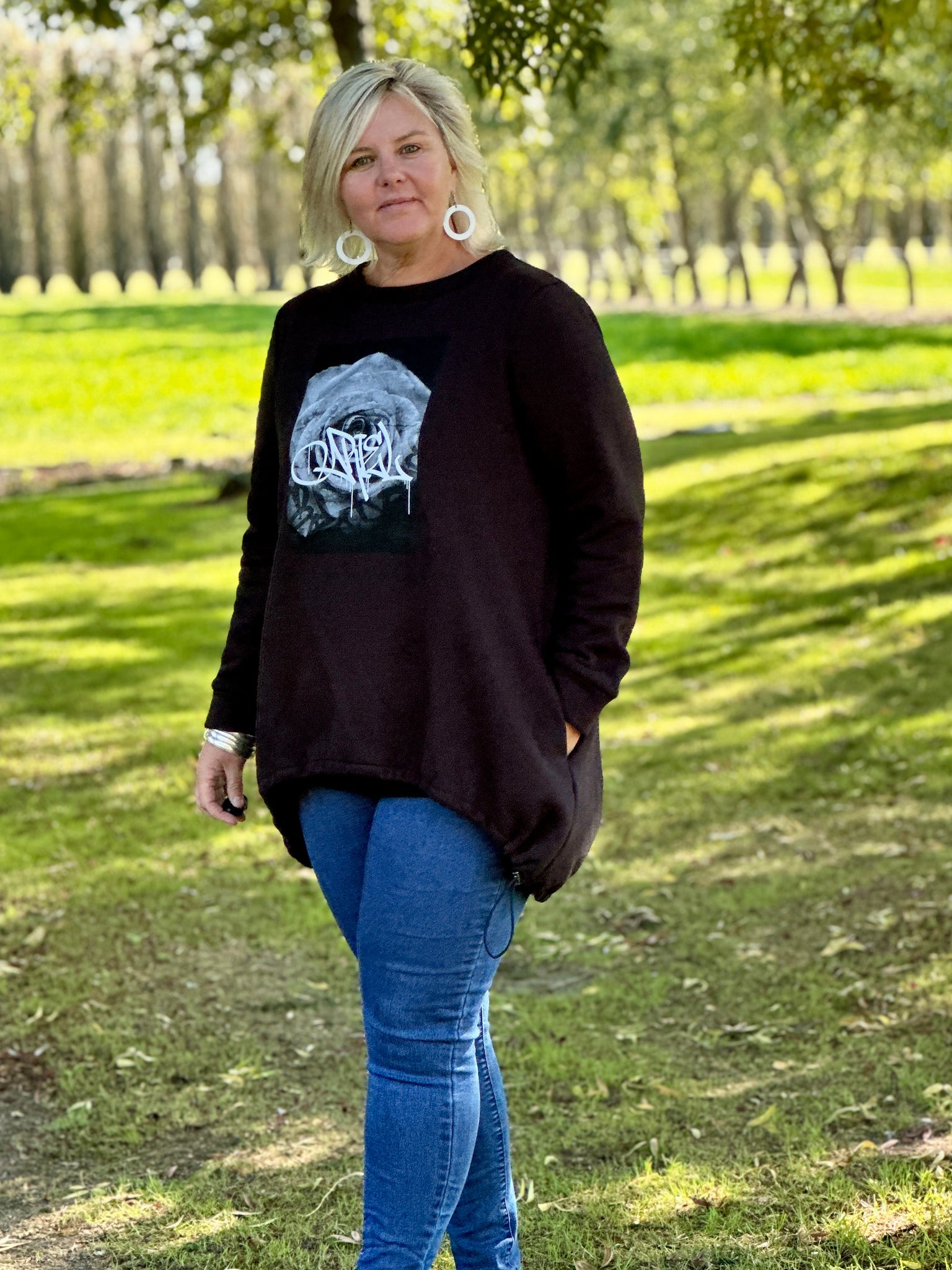 Graffiti Print Chloe Sweatshirt