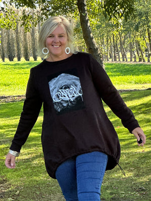 Graffiti Print Chloe Sweatshirt