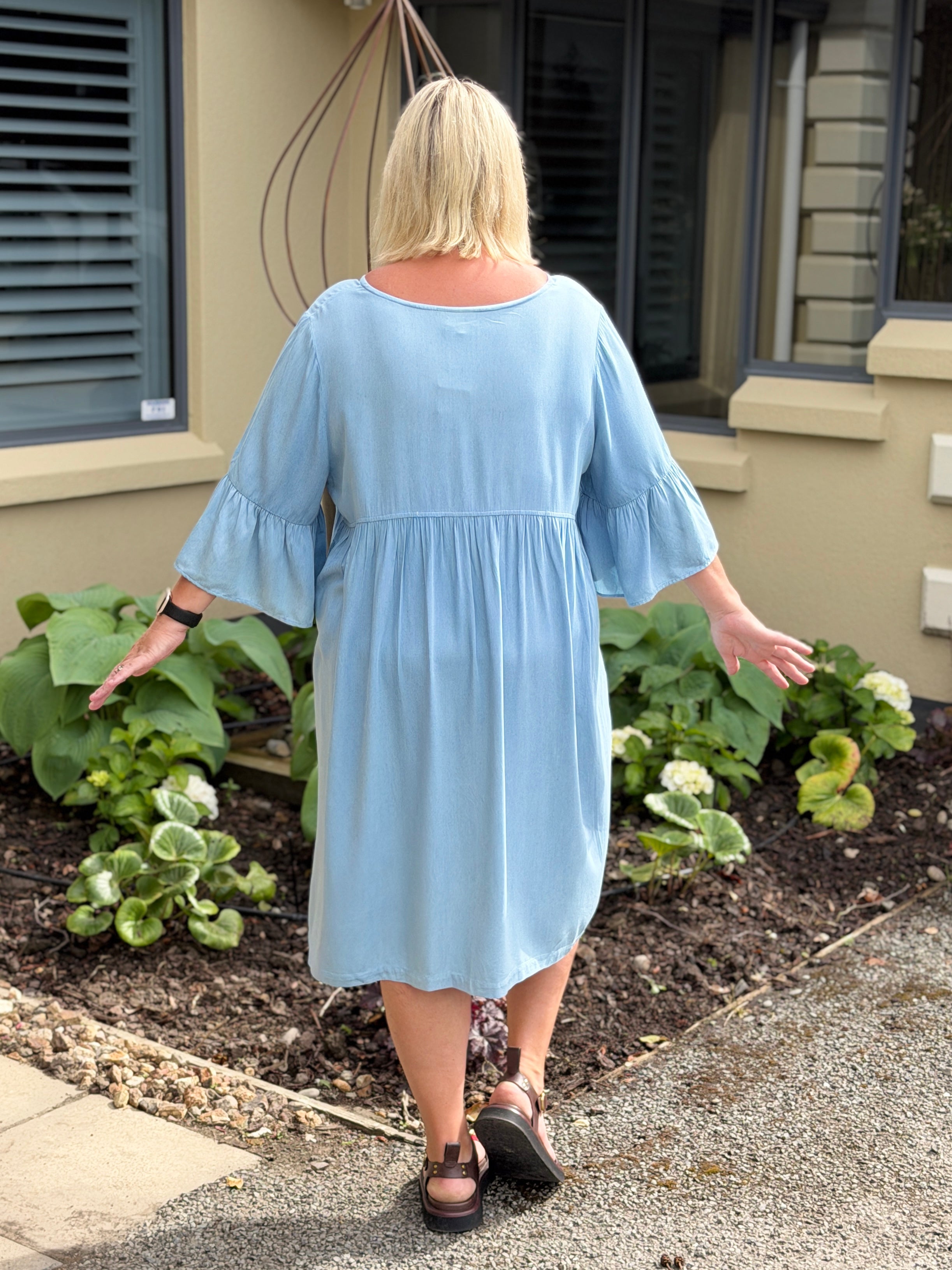 Skye Dress -Light Blue