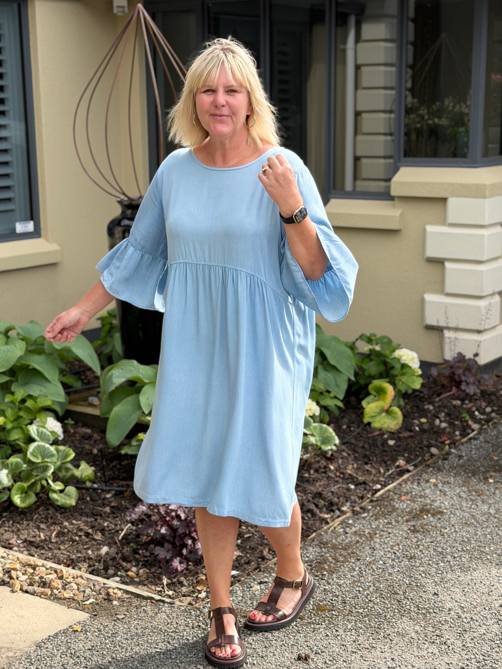 Skye Dress -Light Blue