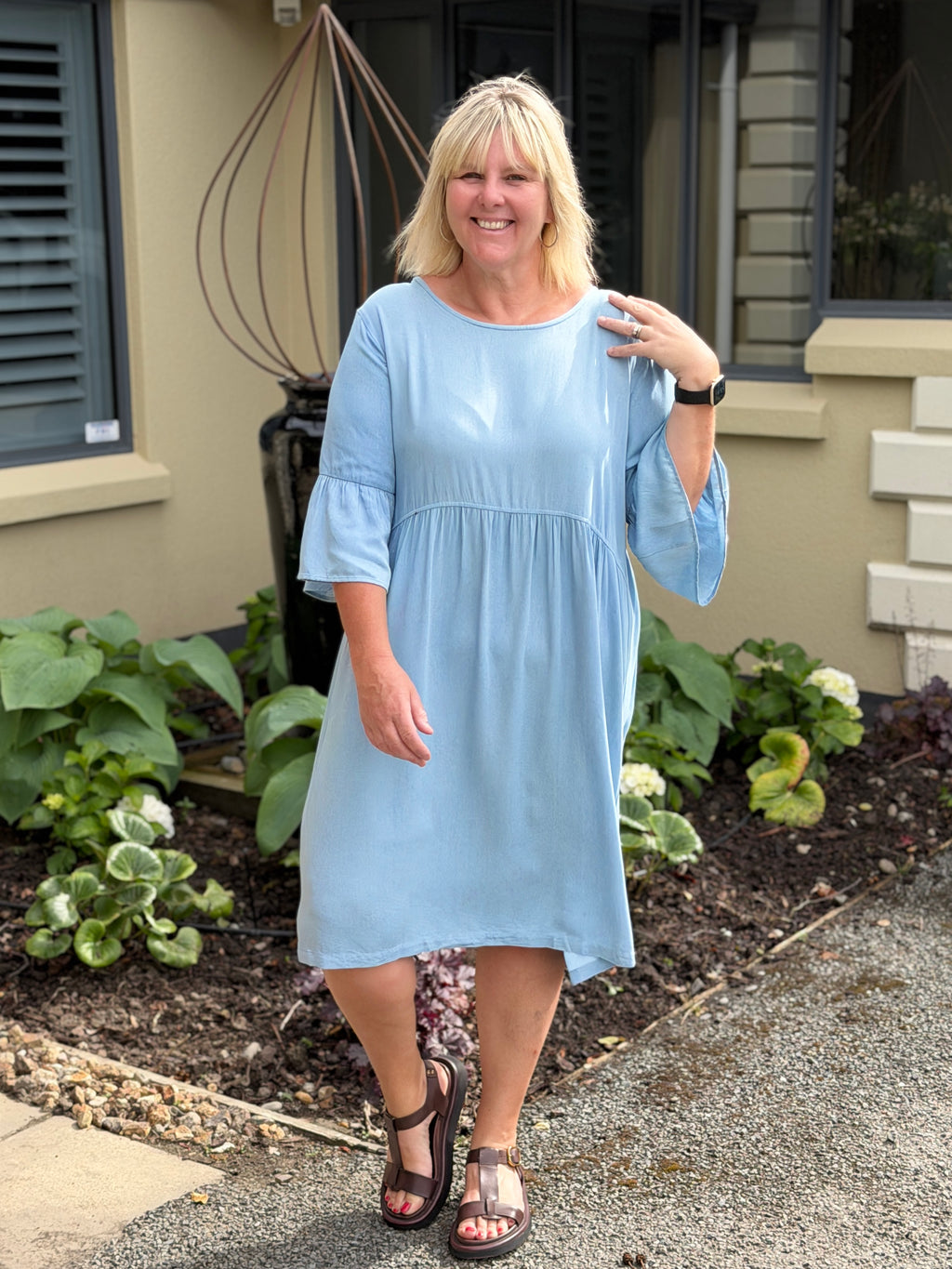 Skye Dress -Light Blue