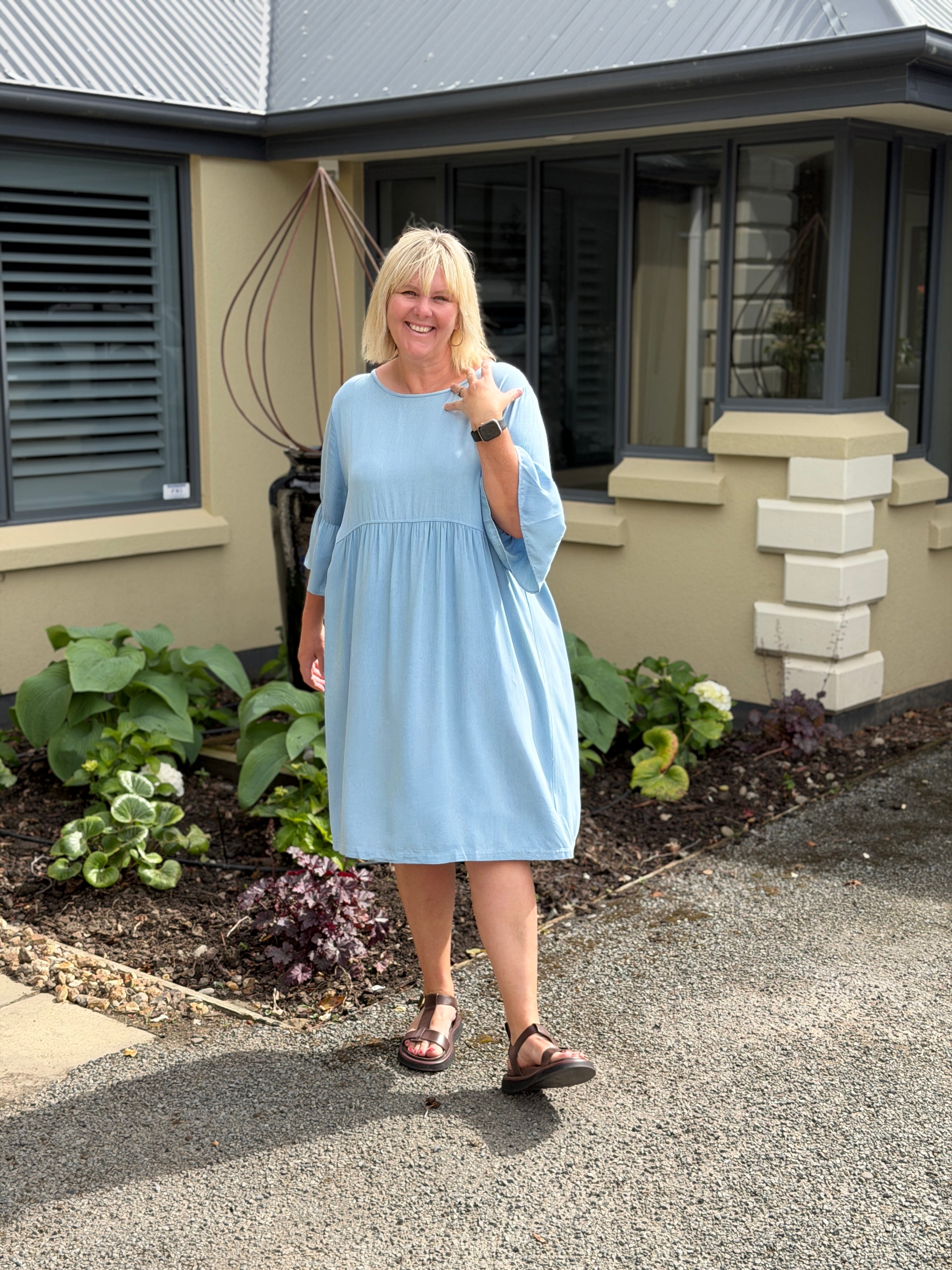 Skye Dress -Light Blue