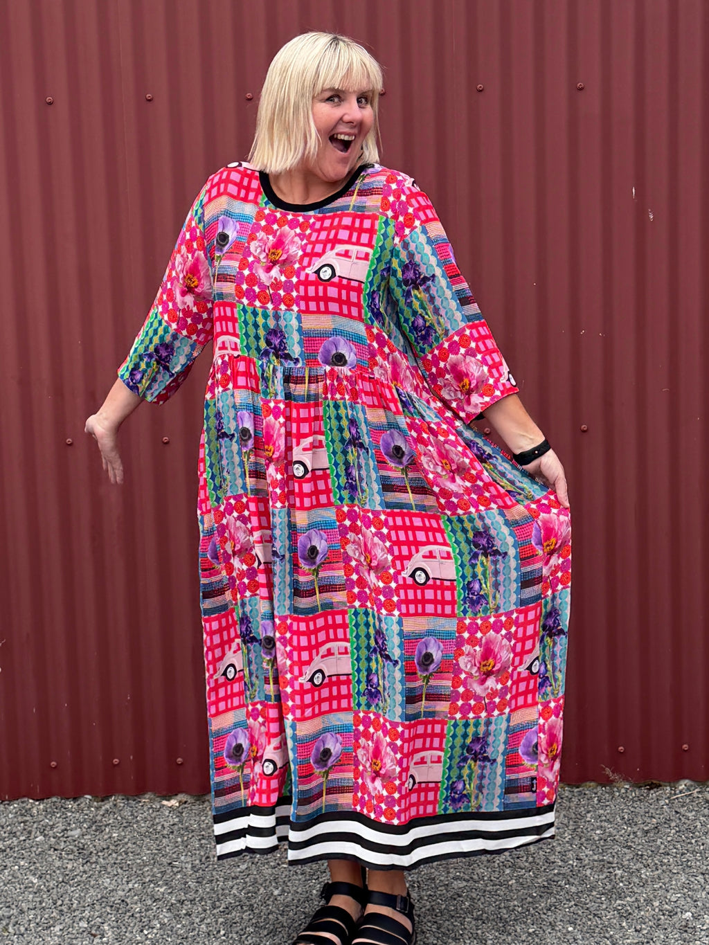 Kylie Dress - Beetle Juice