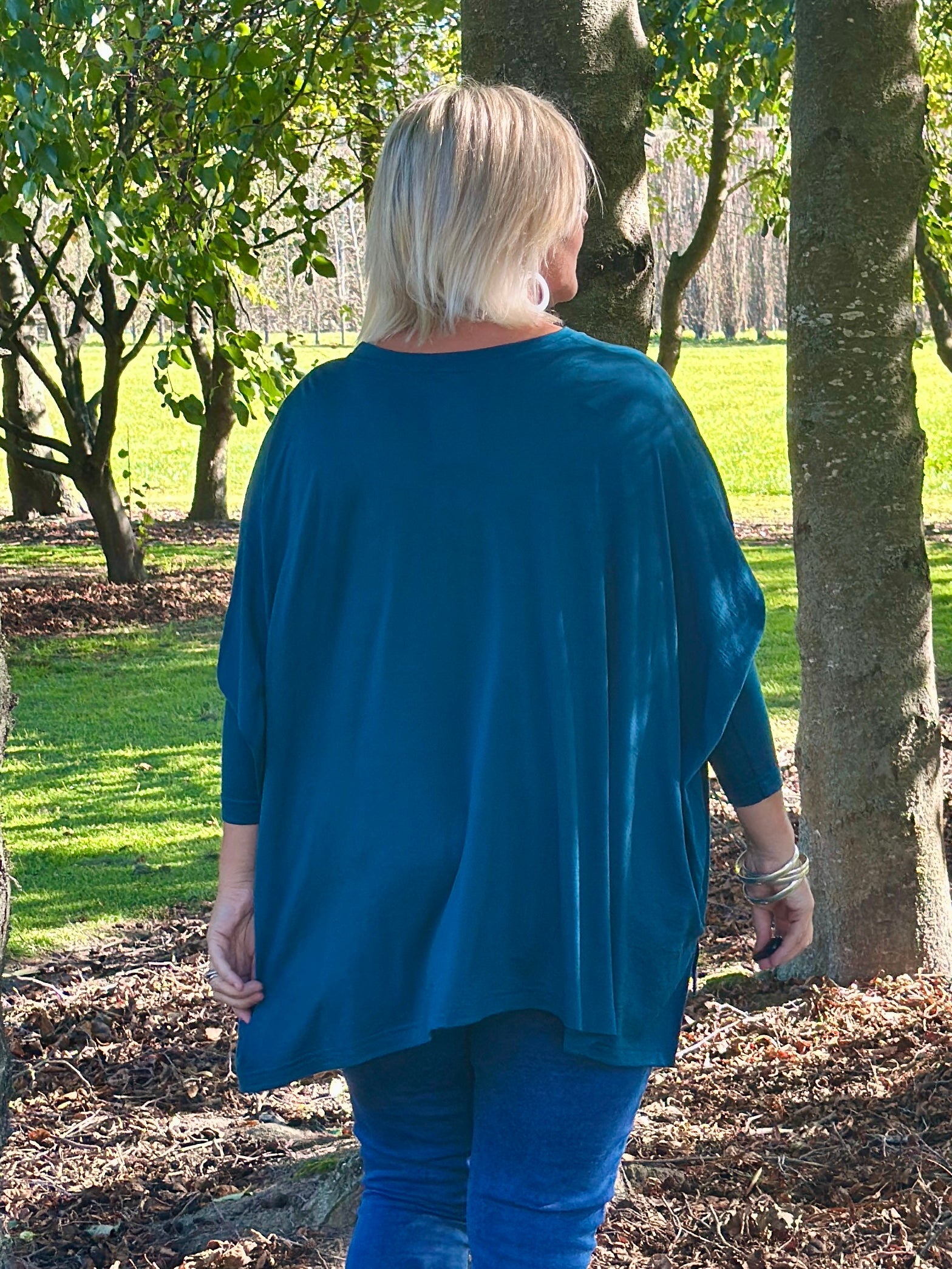 Olivia Merino Wide Top -Baltic