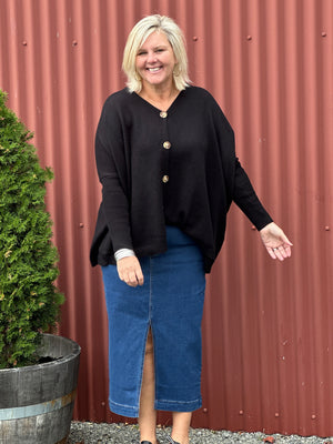 Dani Stretch Denim Skirt
