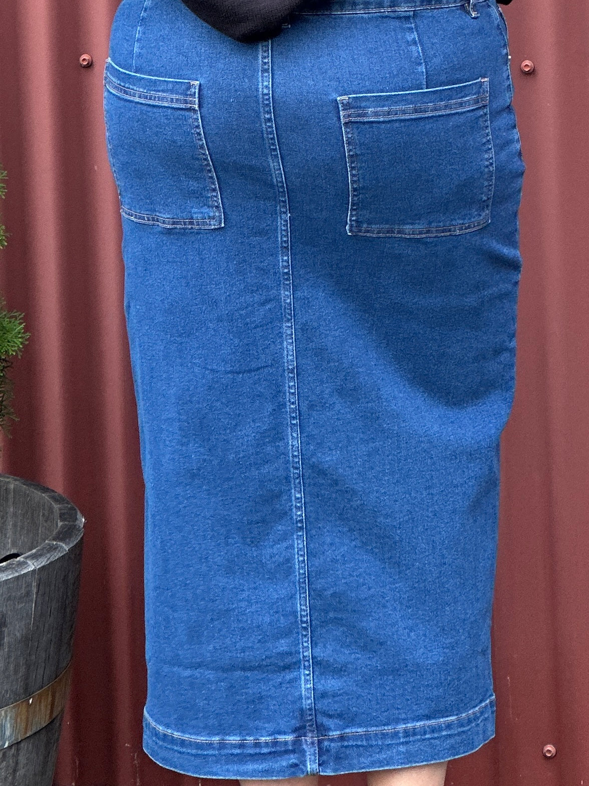 Dani Stretch Denim Skirt
