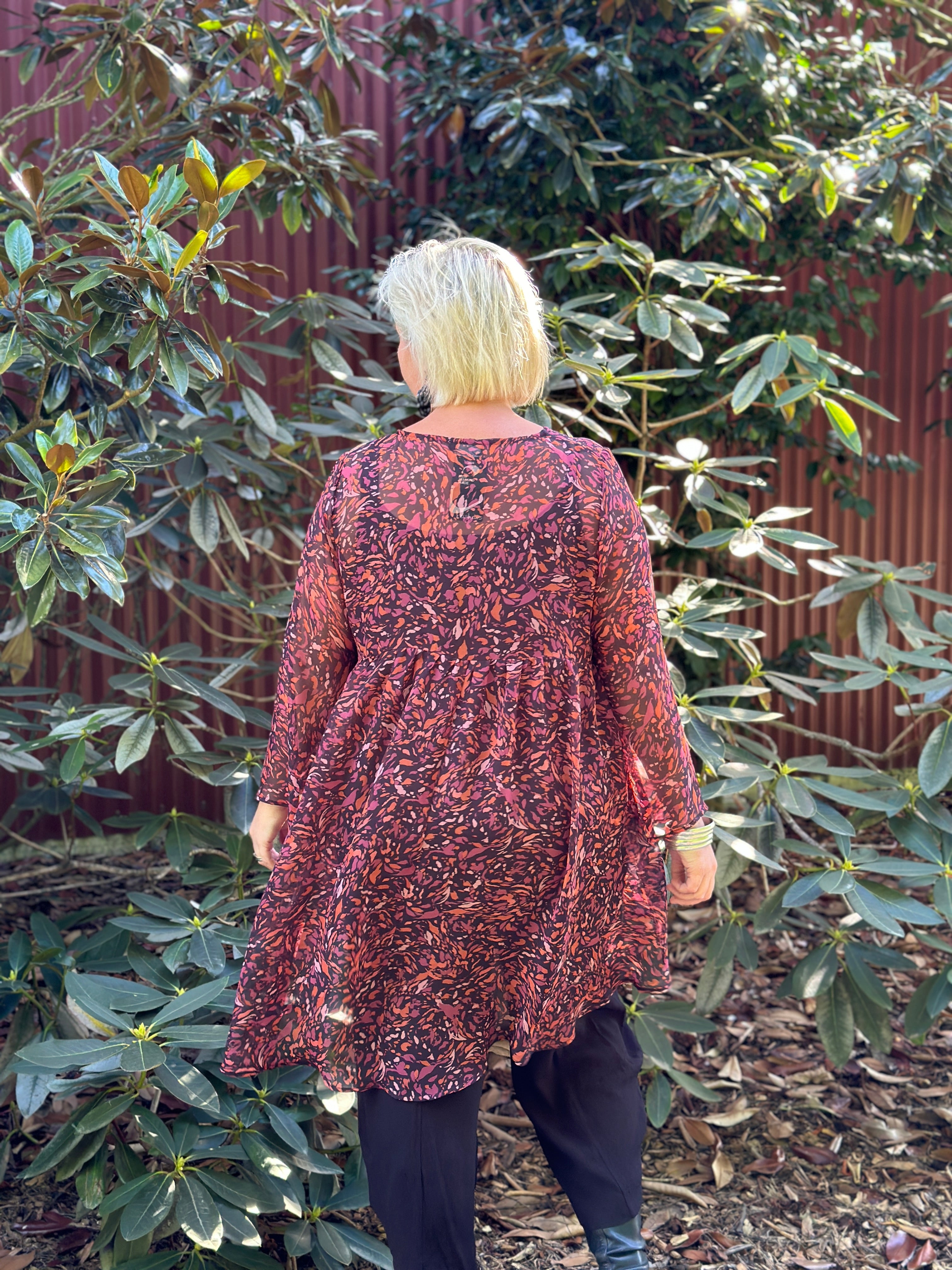 Cora Top - Paradox Print