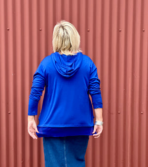 Time Top -Cobalt Blue