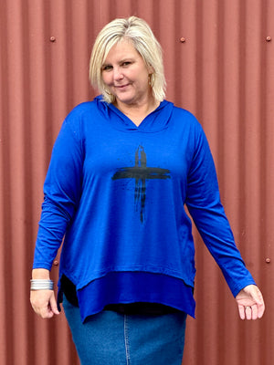 Time Top -Cobalt Blue